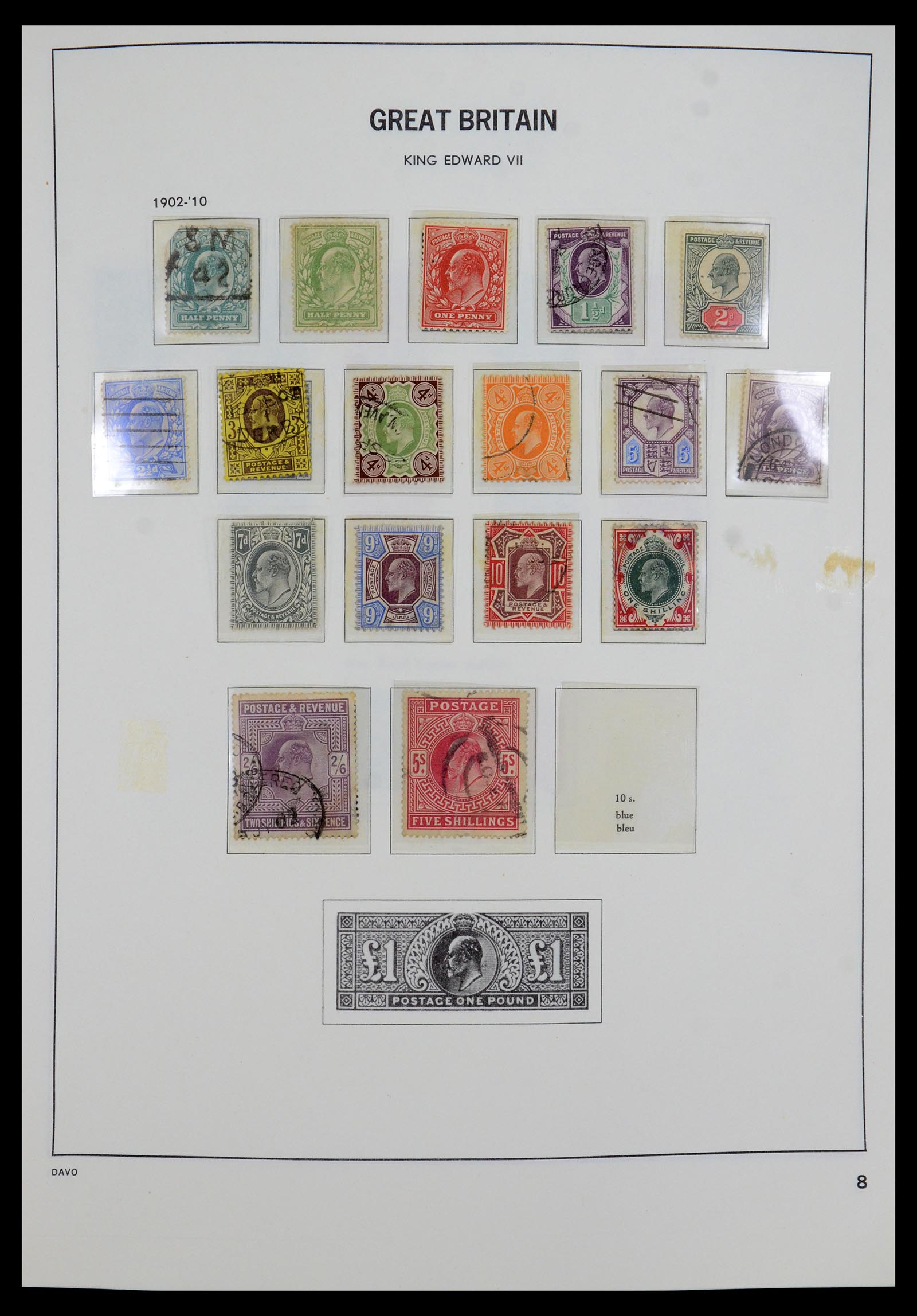 35481 008 - Postzegelverzameling 35481 Engeland 1840-1991.