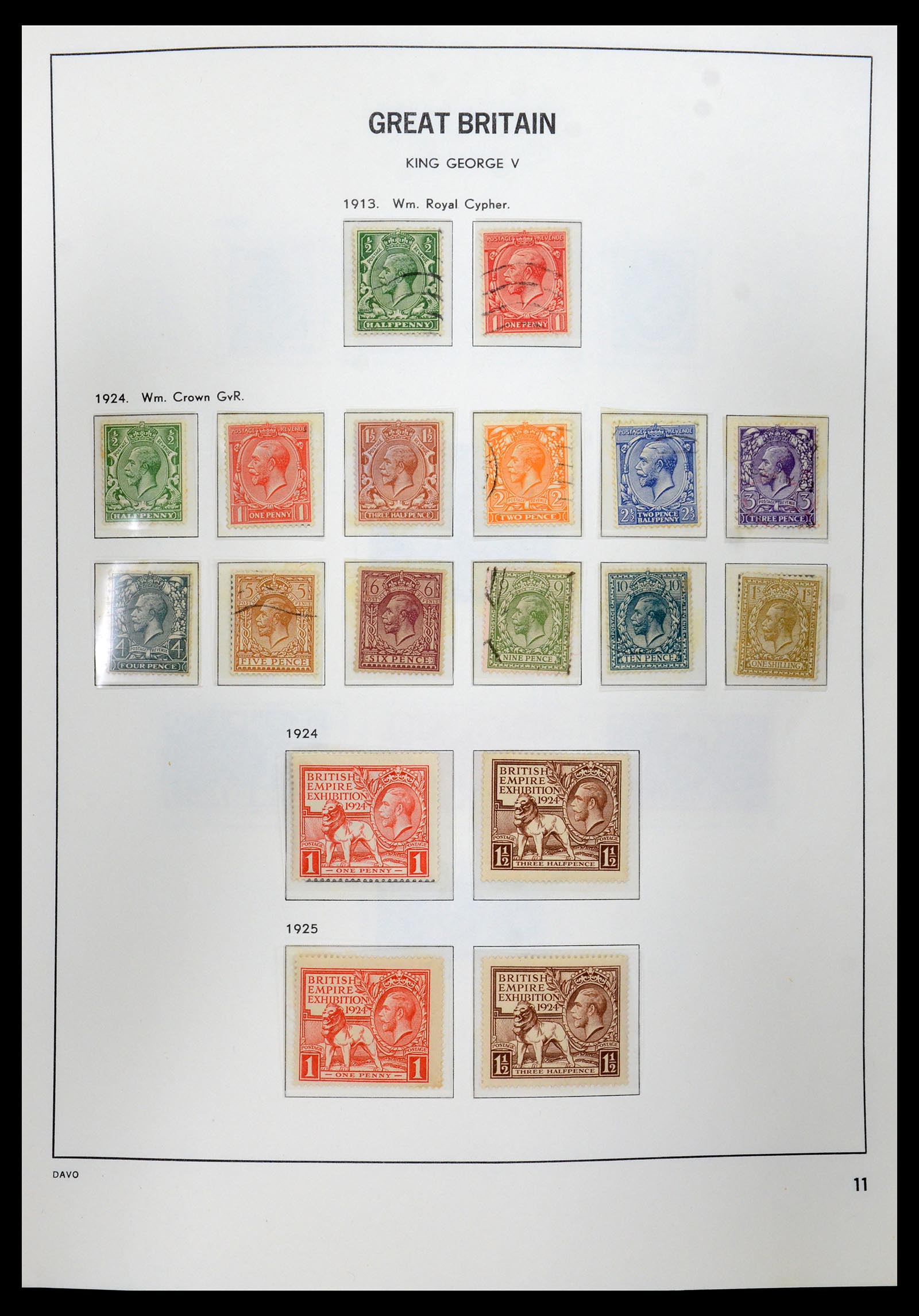 35481 011 - Postzegelverzameling 35481 Engeland 1840-1991.