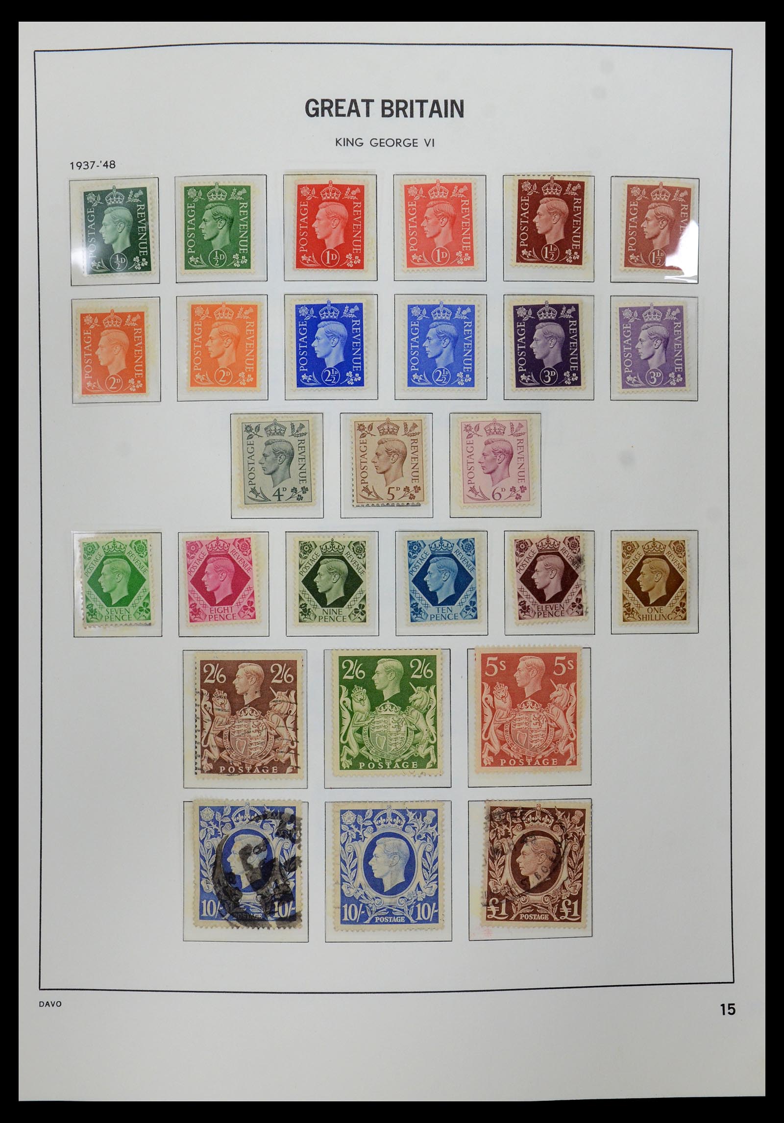 35481 015 - Postzegelverzameling 35481 Engeland 1840-1991.