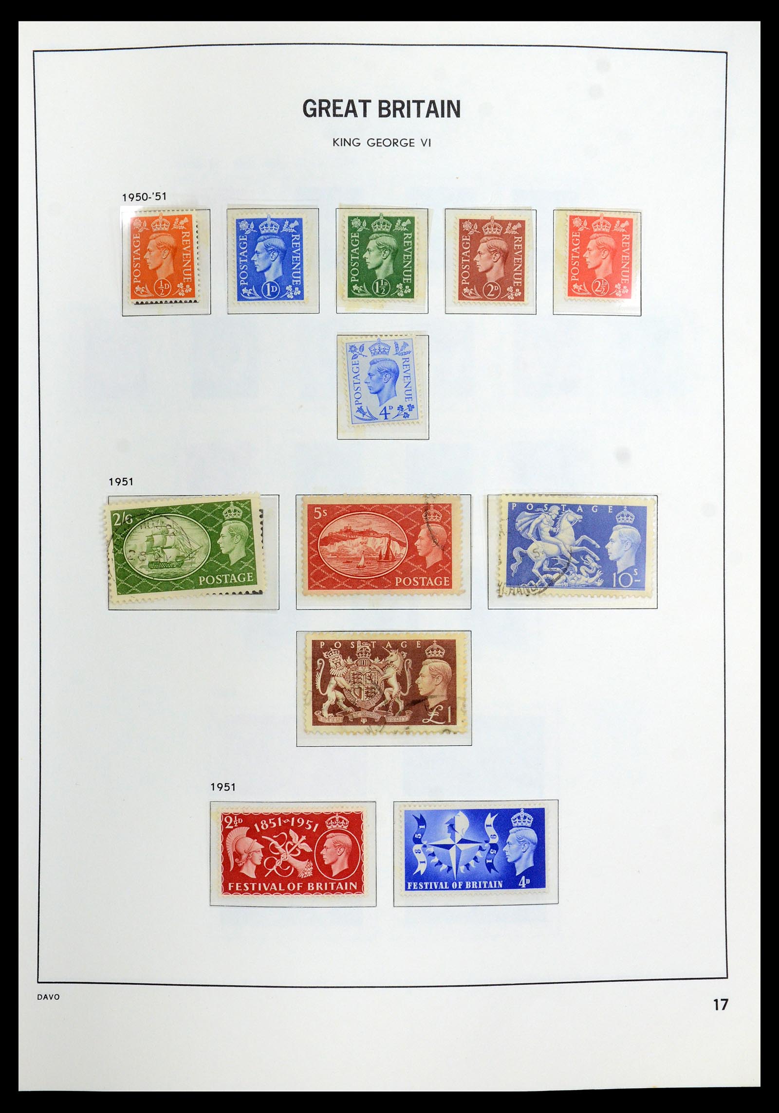 35481 017 - Postzegelverzameling 35481 Engeland 1840-1991.