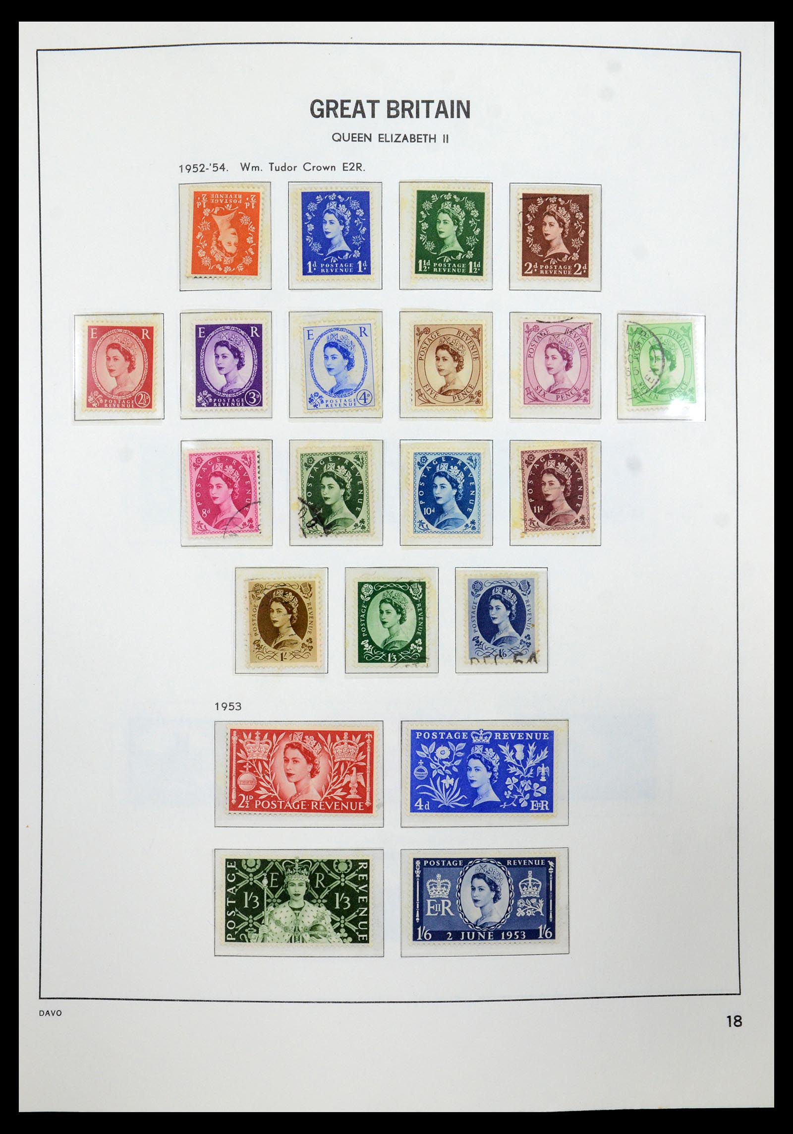35481 018 - Postzegelverzameling 35481 Engeland 1840-1991.