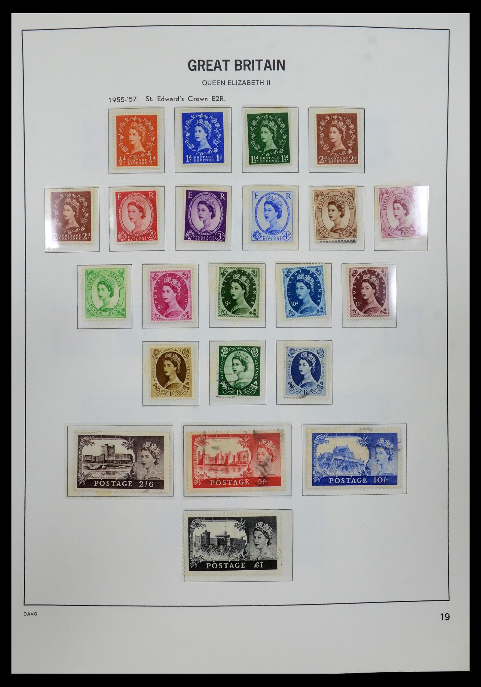 35481 019 - Postzegelverzameling 35481 Engeland 1840-1991.