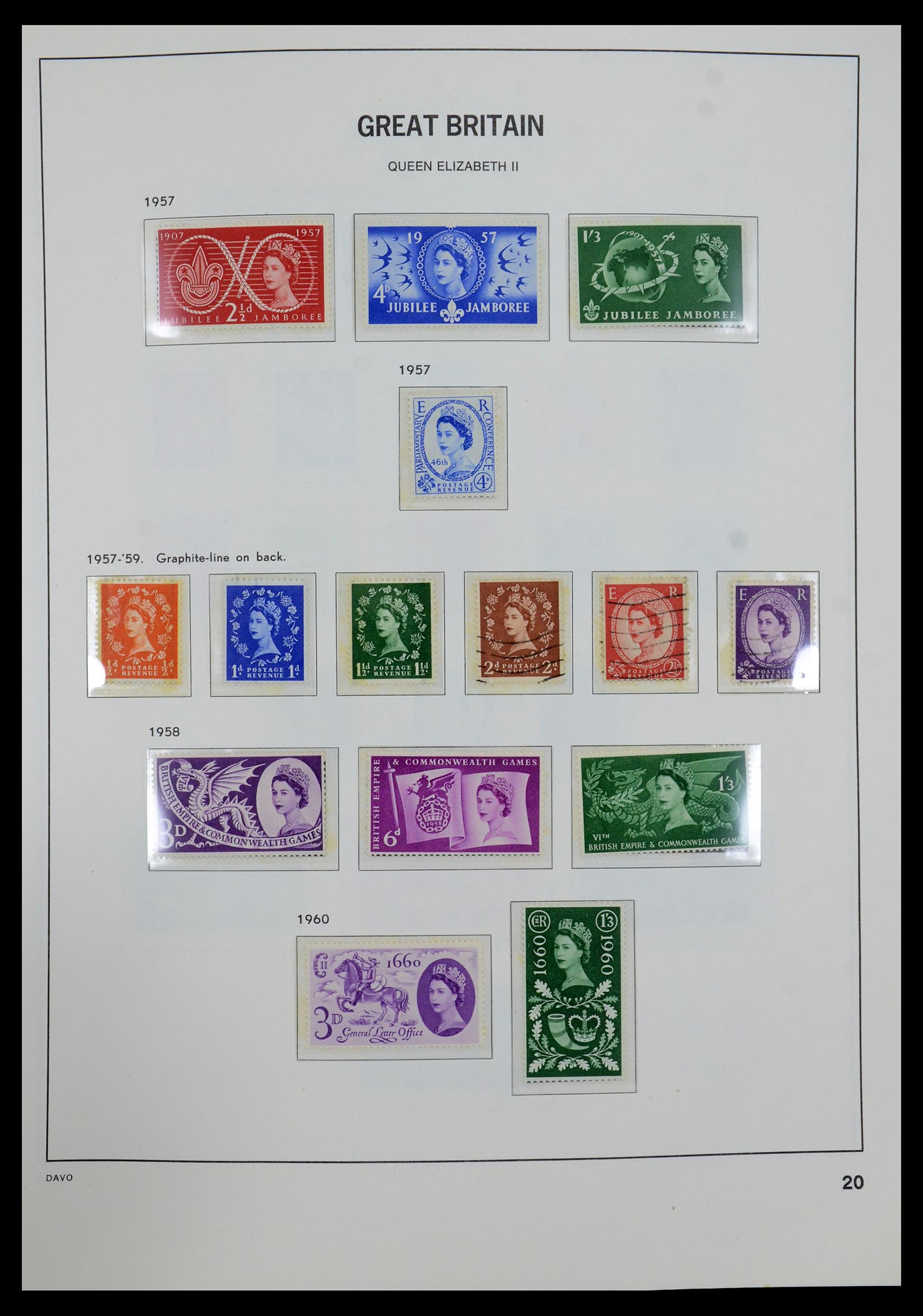 35481 020 - Postzegelverzameling 35481 Engeland 1840-1991.