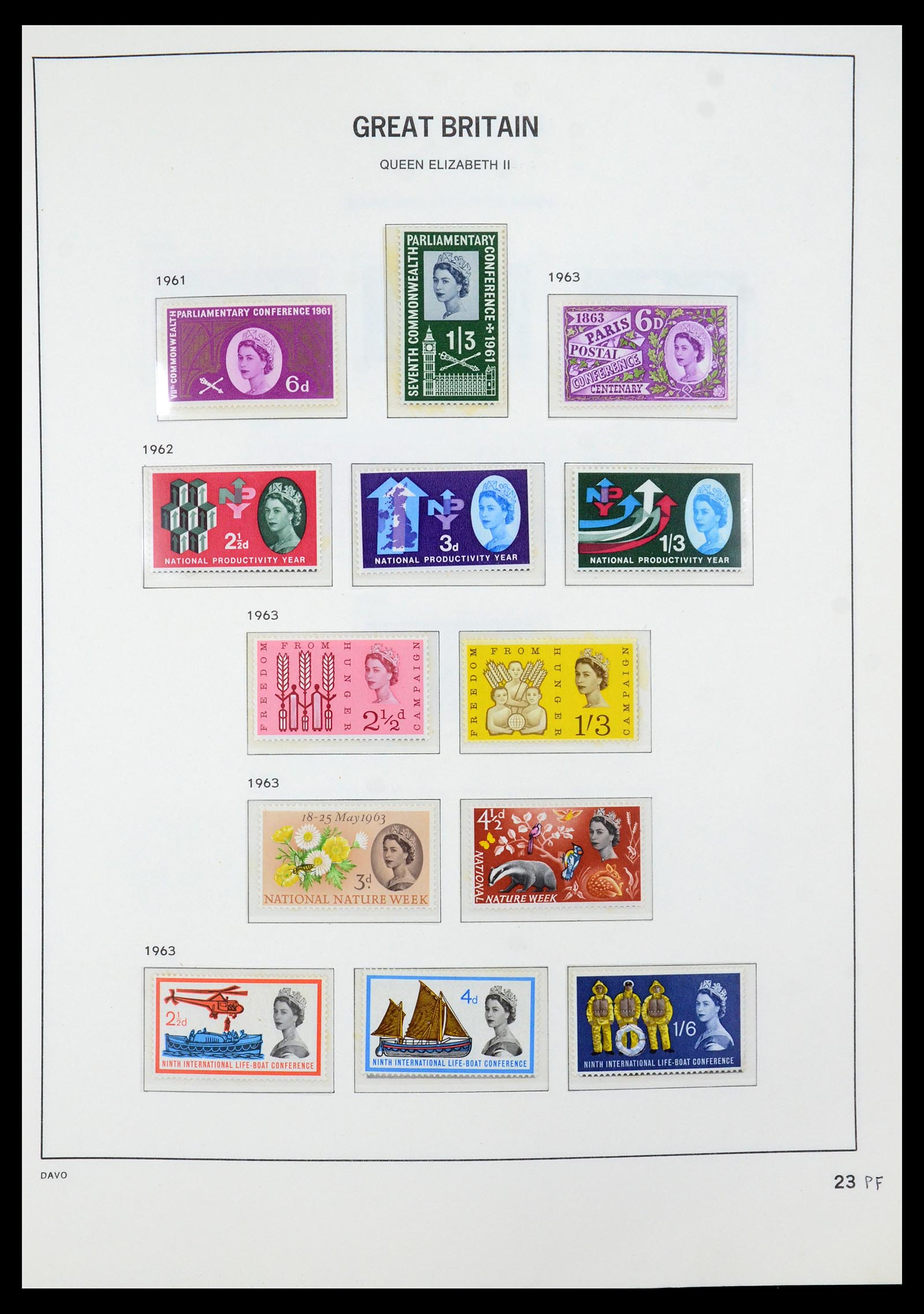 35481 024 - Postzegelverzameling 35481 Engeland 1840-1991.