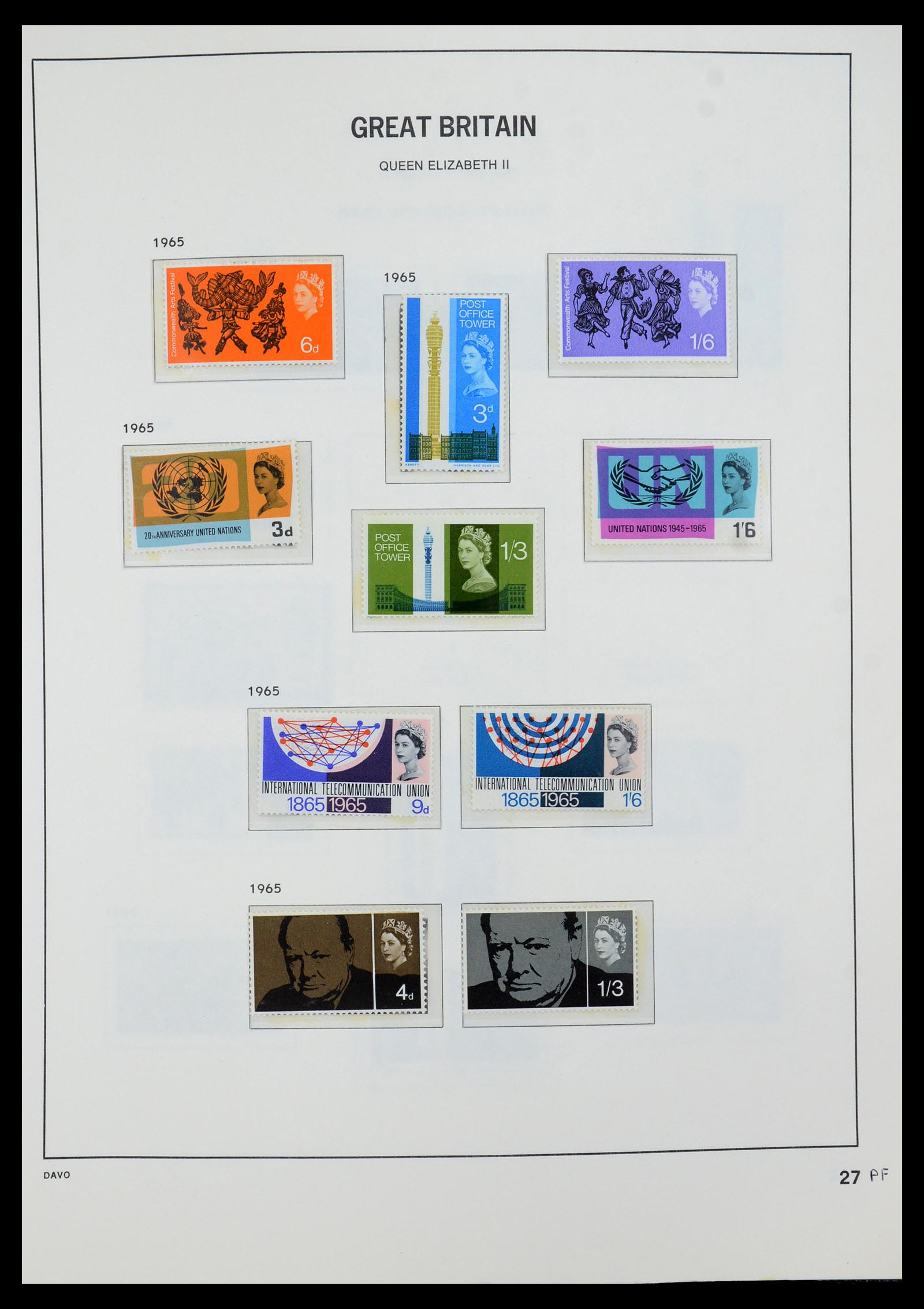 35481 032 - Postzegelverzameling 35481 Engeland 1840-1991.