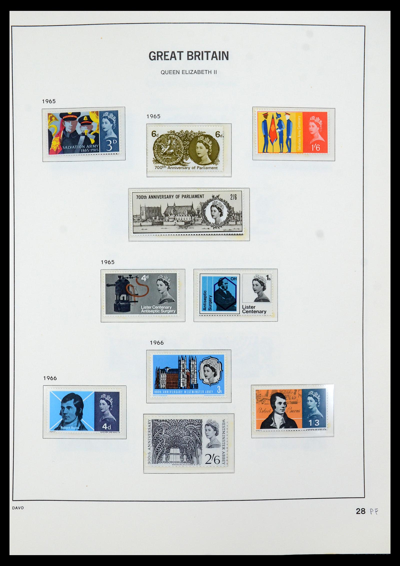 35481 034 - Postzegelverzameling 35481 Engeland 1840-1991.