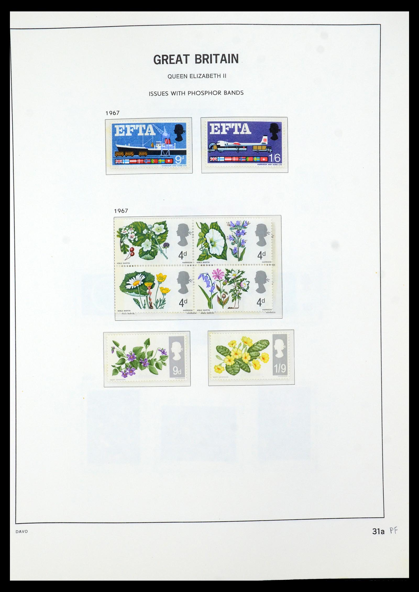 35481 041 - Postzegelverzameling 35481 Engeland 1840-1991.