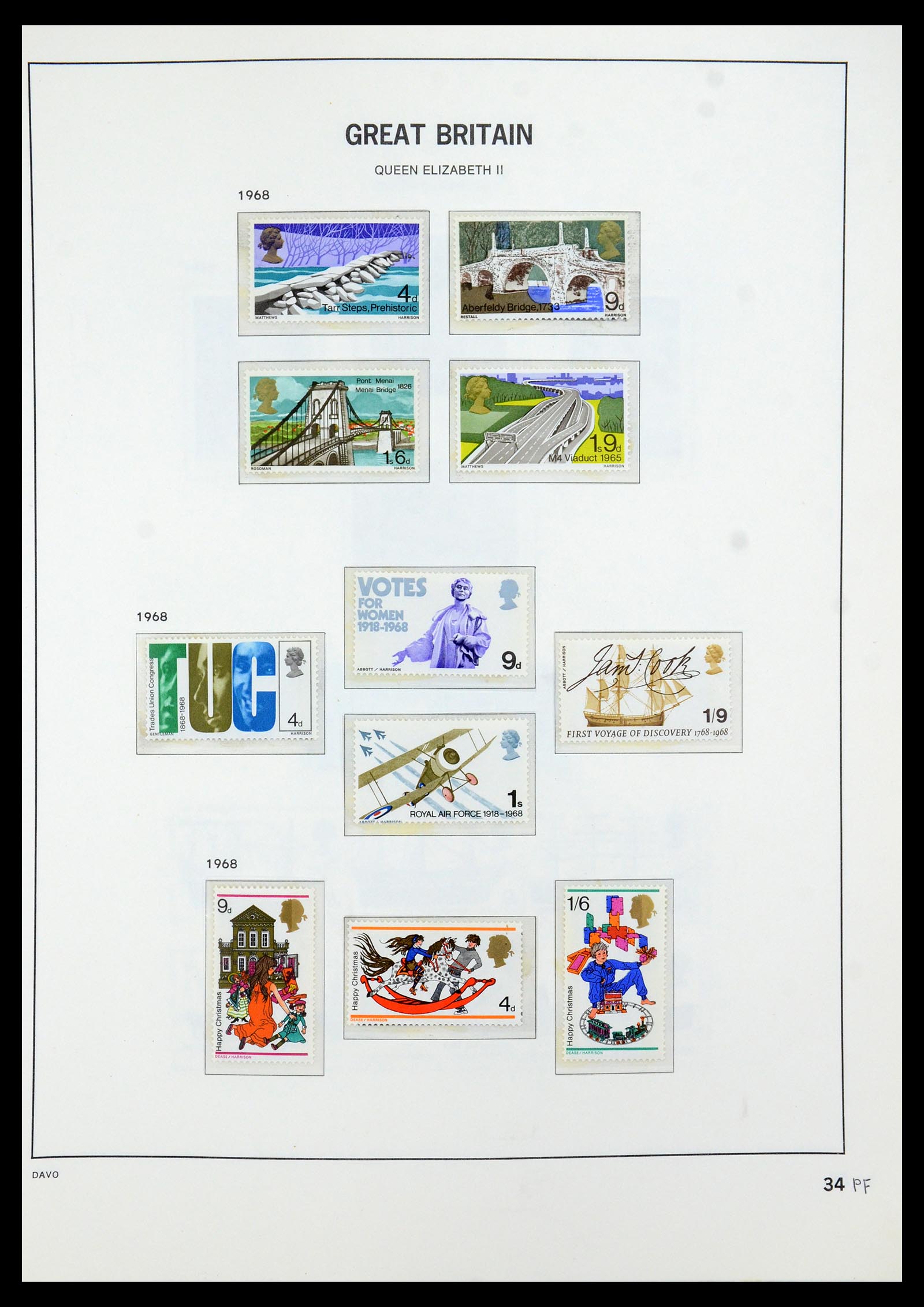 35481 044 - Postzegelverzameling 35481 Engeland 1840-1991.
