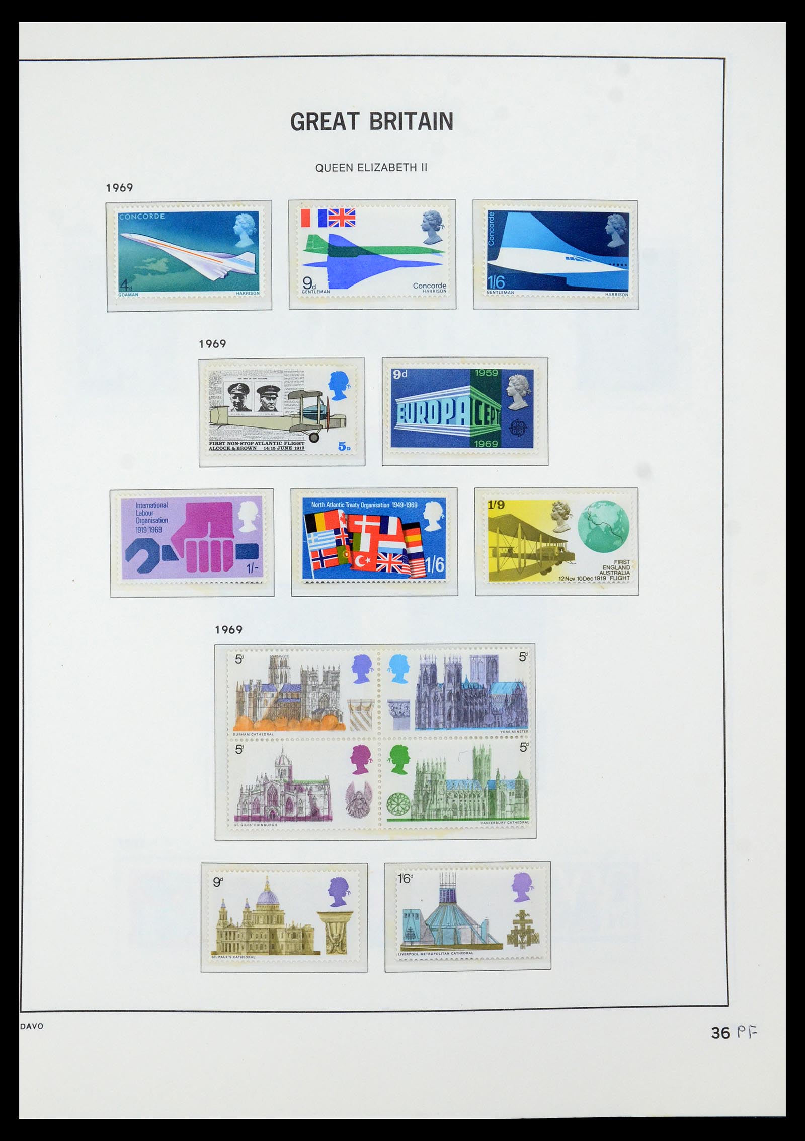 35481 046 - Postzegelverzameling 35481 Engeland 1840-1991.