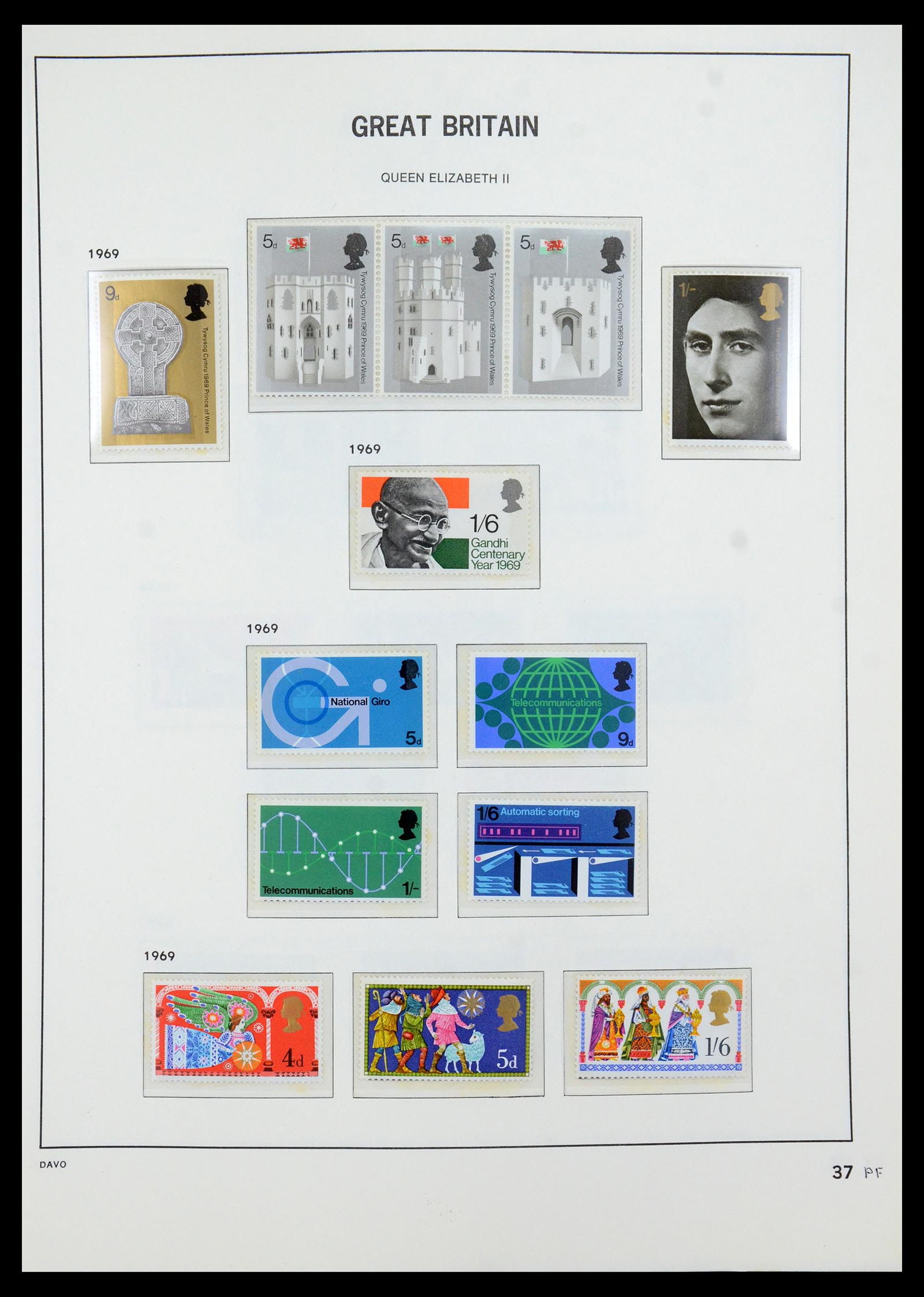 35481 047 - Postzegelverzameling 35481 Engeland 1840-1991.
