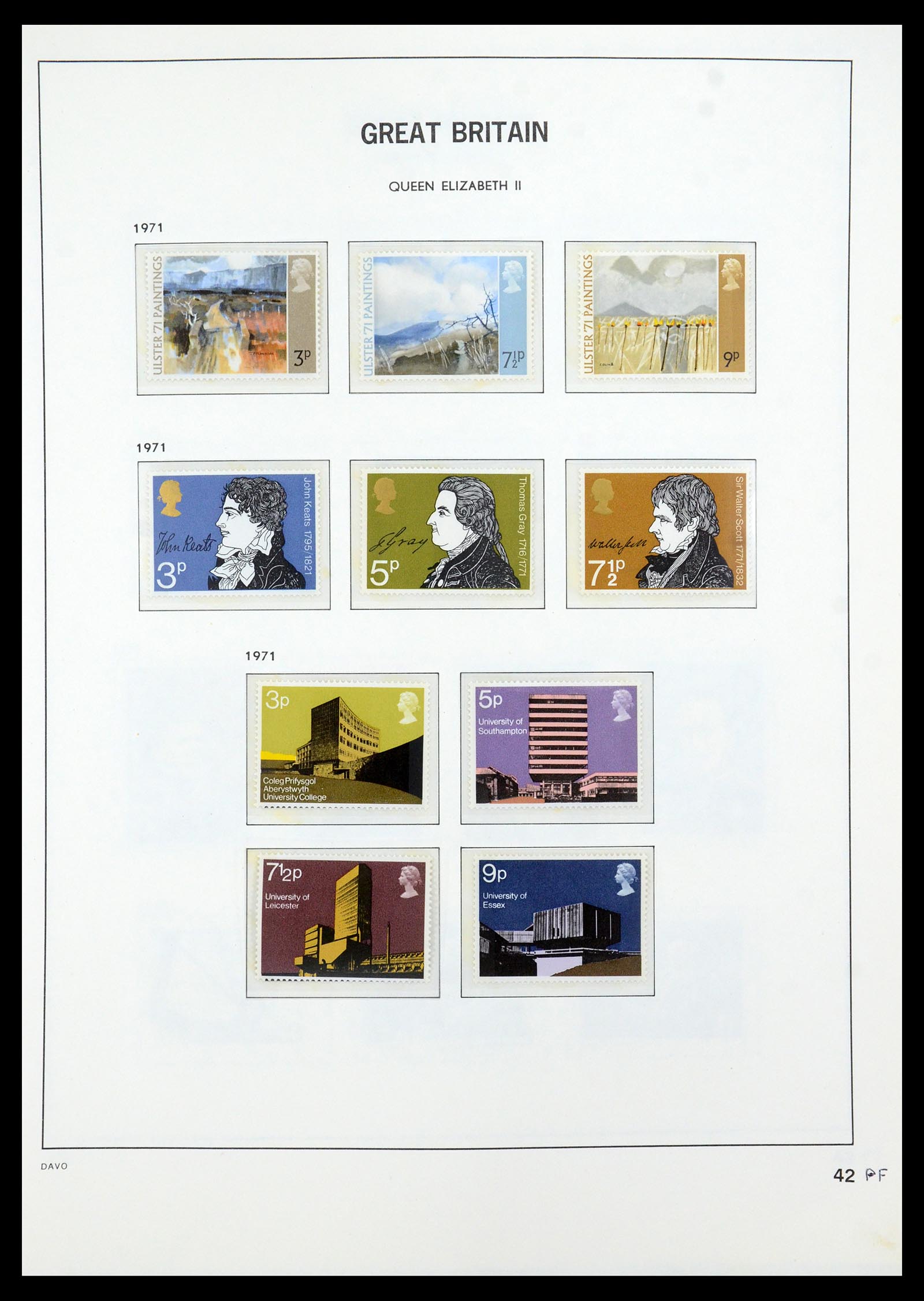 35481 051 - Postzegelverzameling 35481 Engeland 1840-1991.