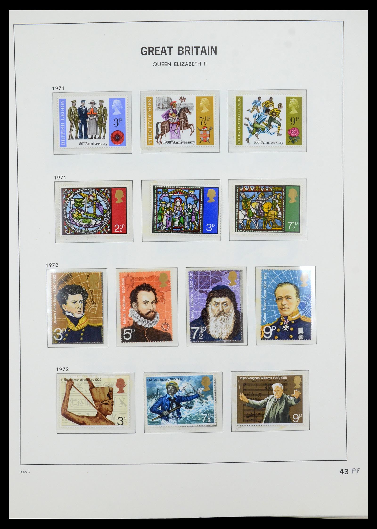 35481 052 - Postzegelverzameling 35481 Engeland 1840-1991.