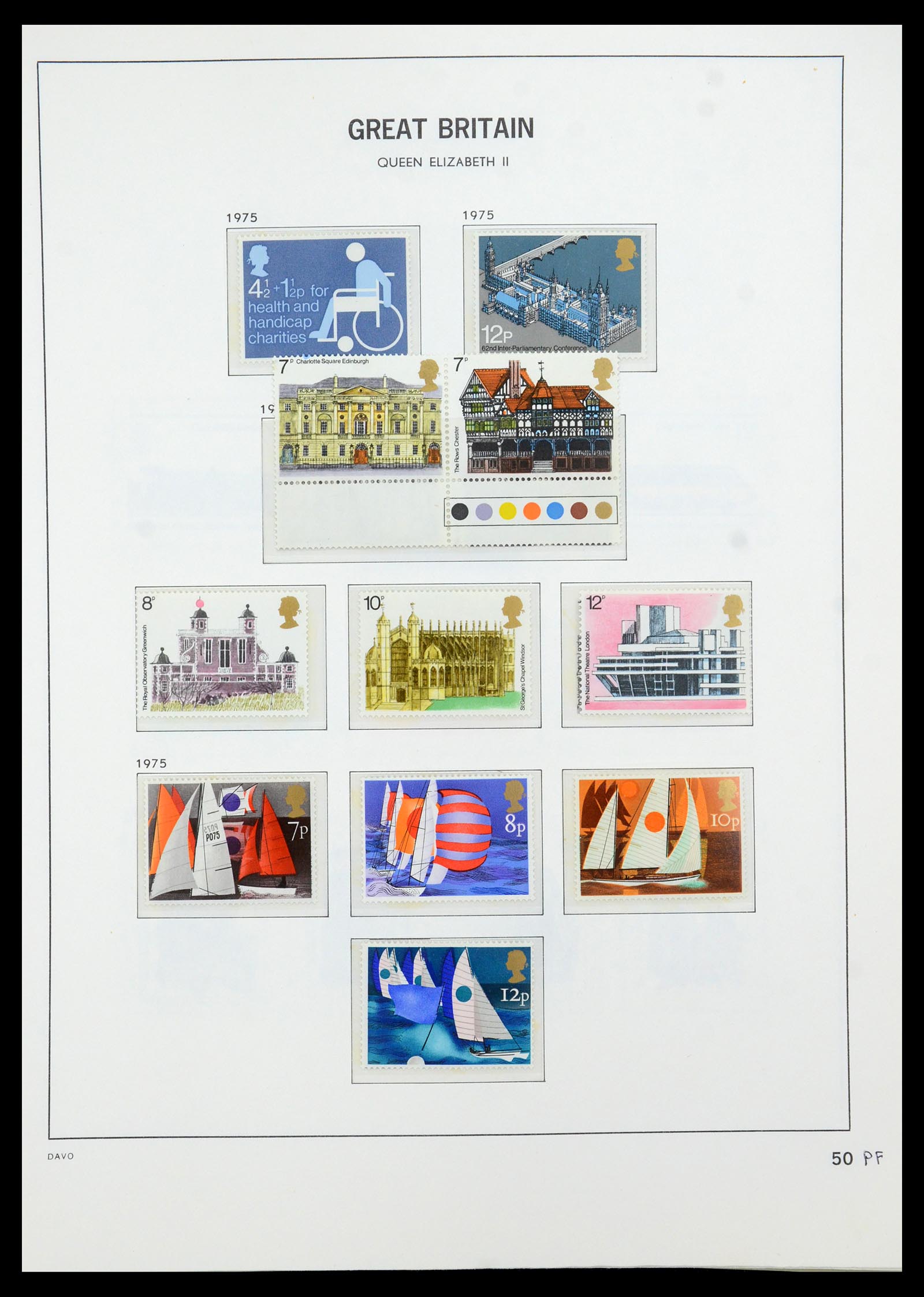 35481 059 - Postzegelverzameling 35481 Engeland 1840-1991.