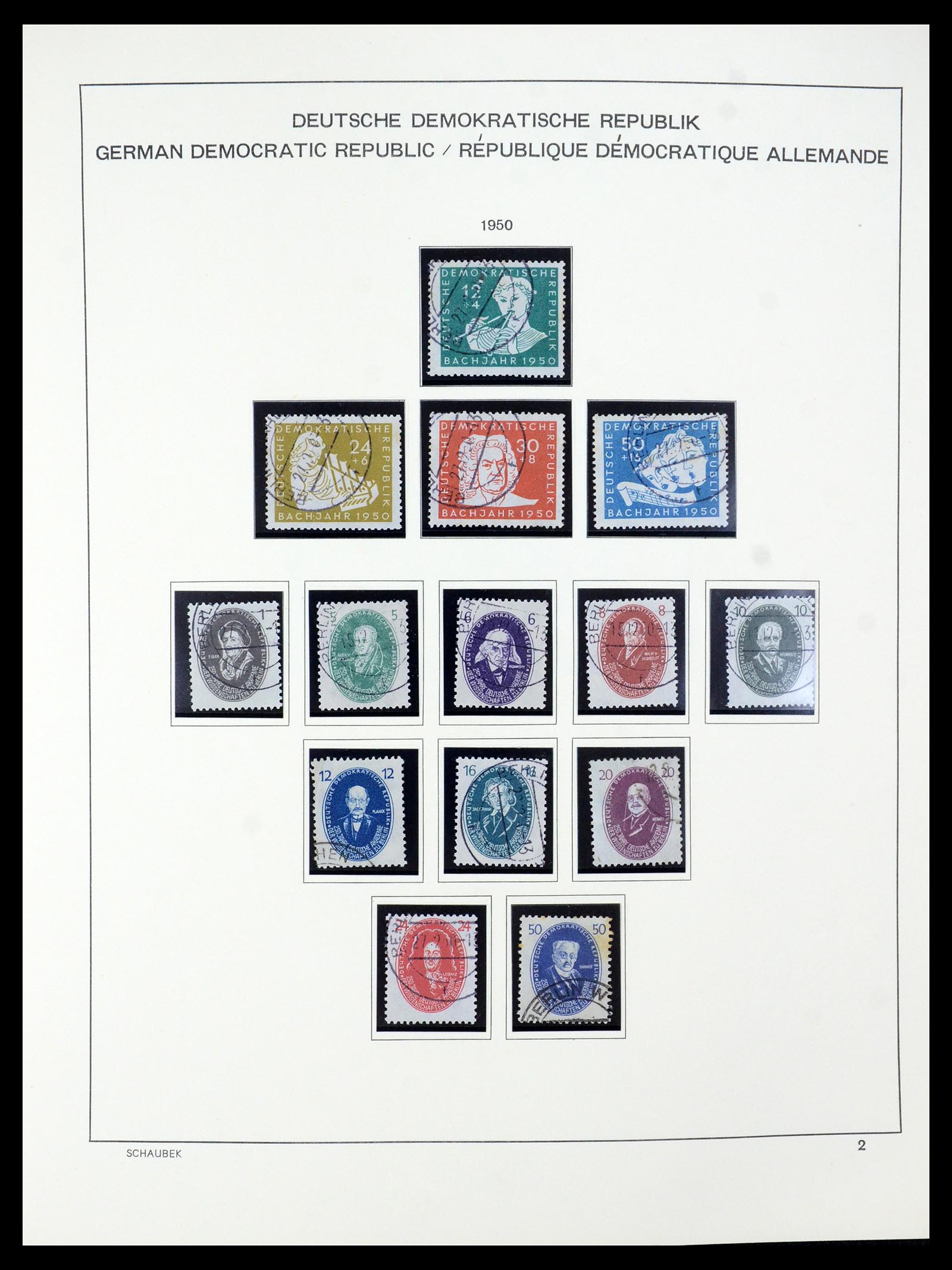 35484 002 - Postzegelverzameling 35484 DDR 1949-1963.