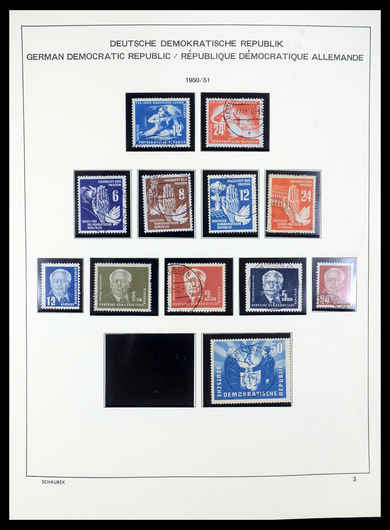 35484 004 - Stamp Collection 35484 GDR 1949-1963.