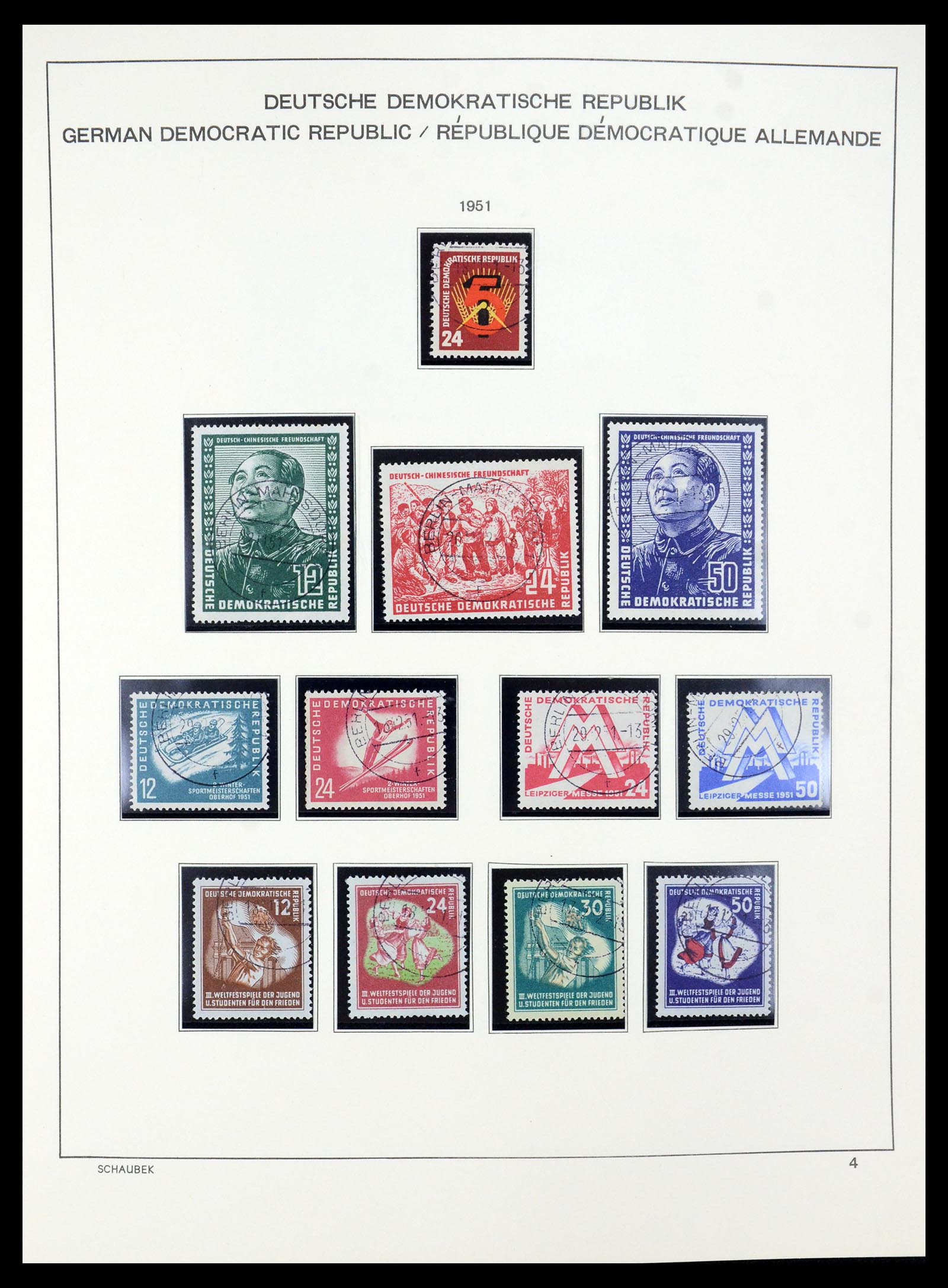 35484 005 - Postzegelverzameling 35484 DDR 1949-1963.