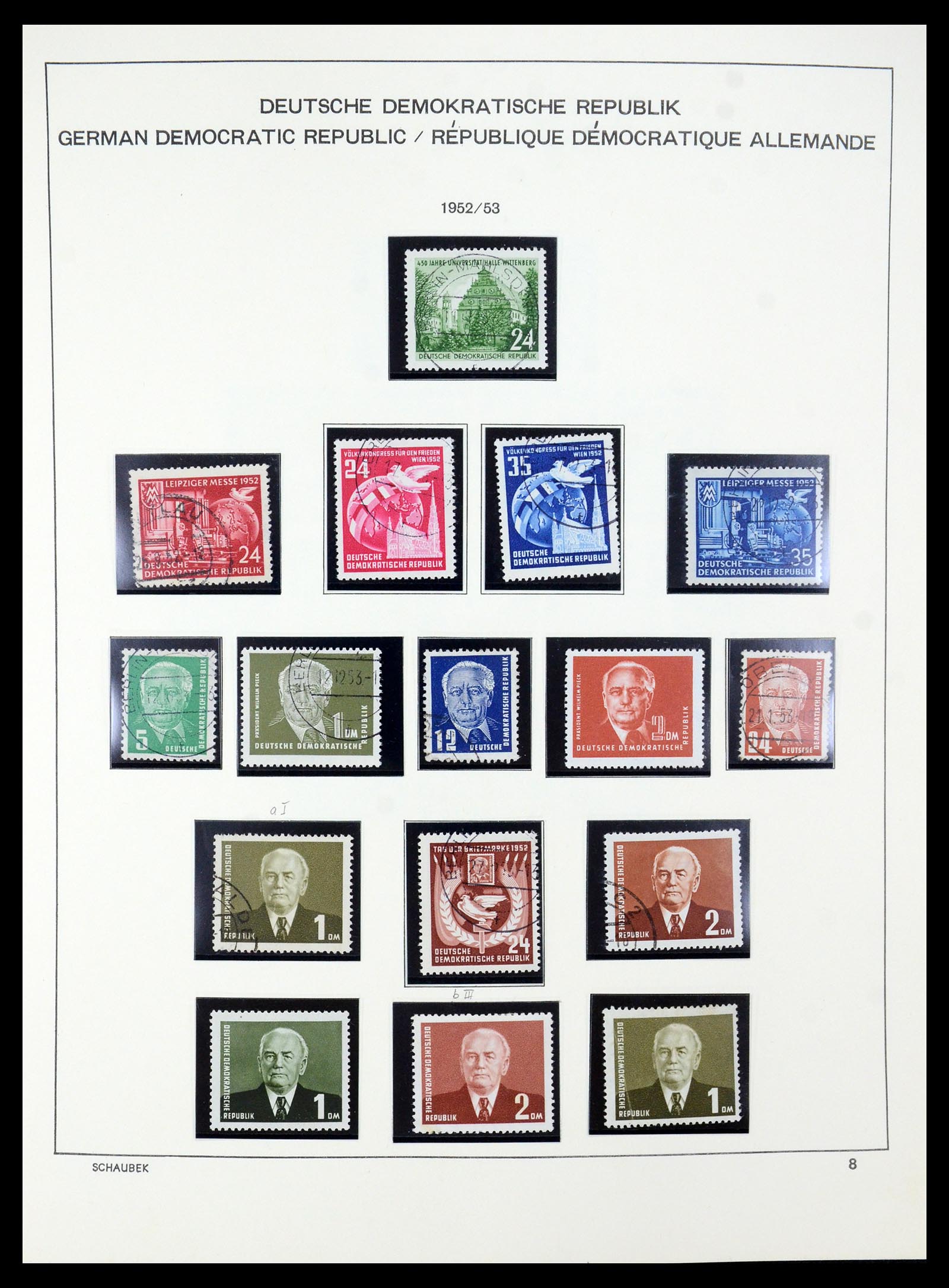 35484 008 - Postzegelverzameling 35484 DDR 1949-1963.