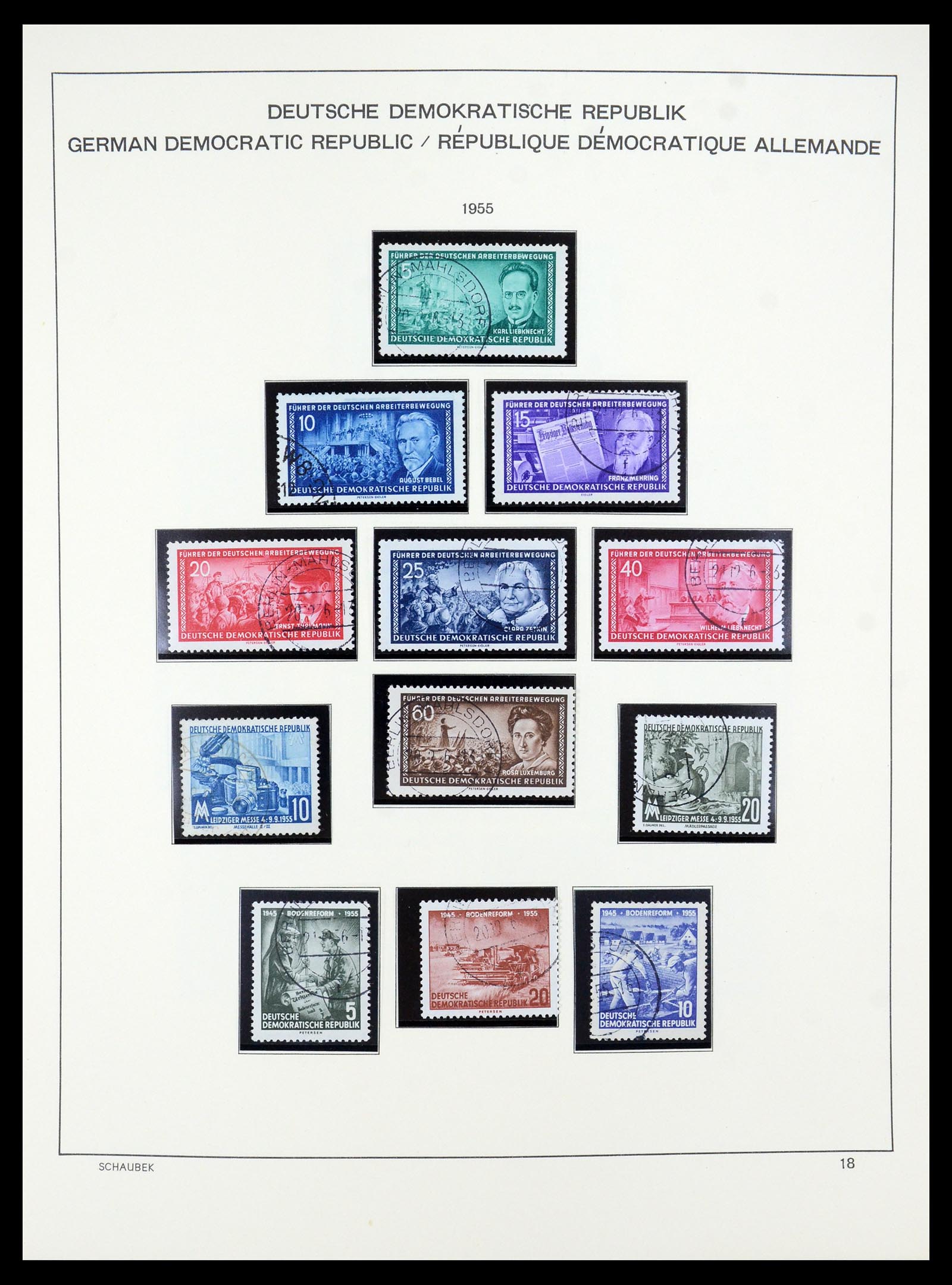 35484 020 - Stamp Collection 35484 GDR 1949-1963.