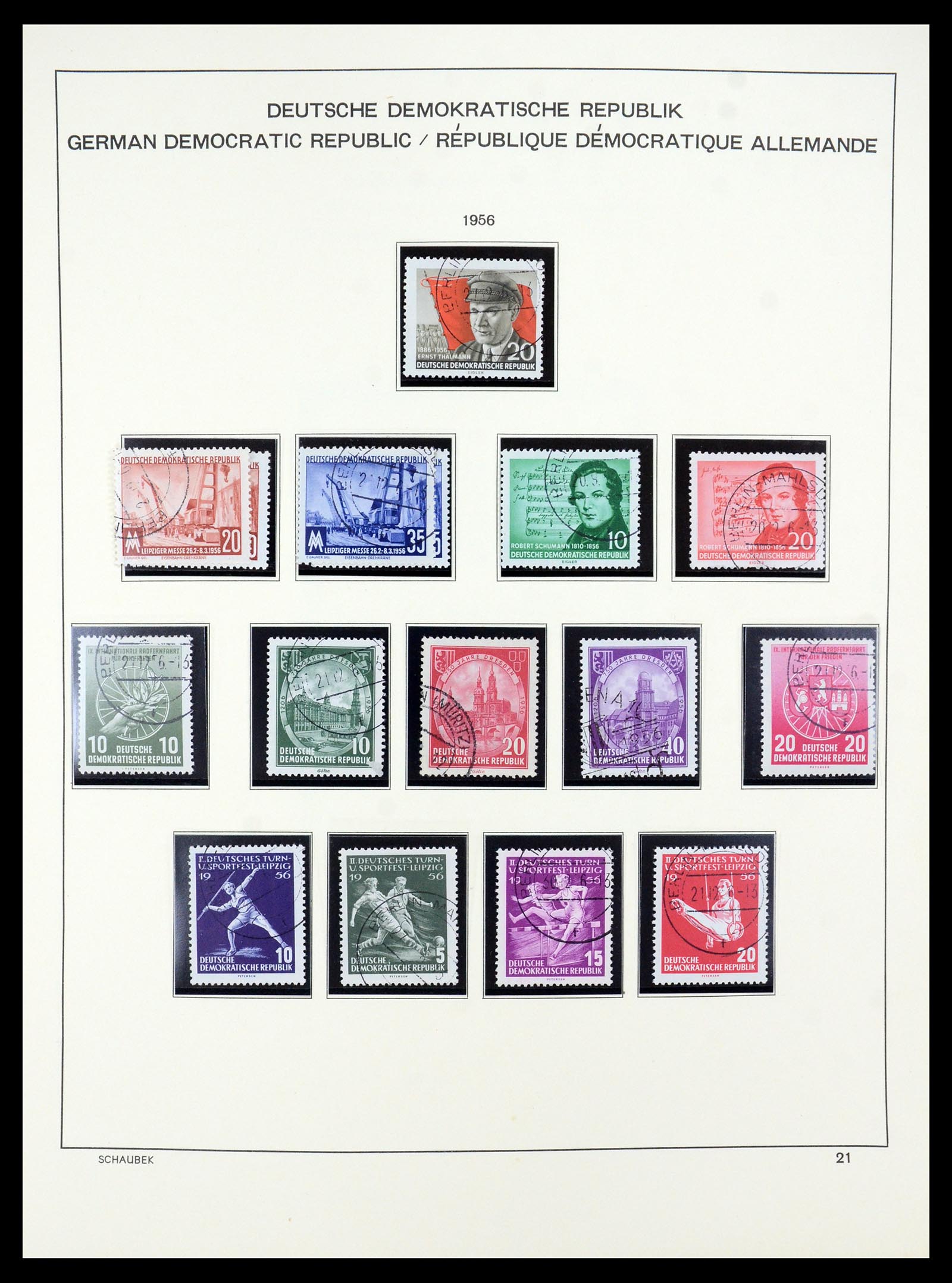 35484 024 - Stamp Collection 35484 GDR 1949-1963.