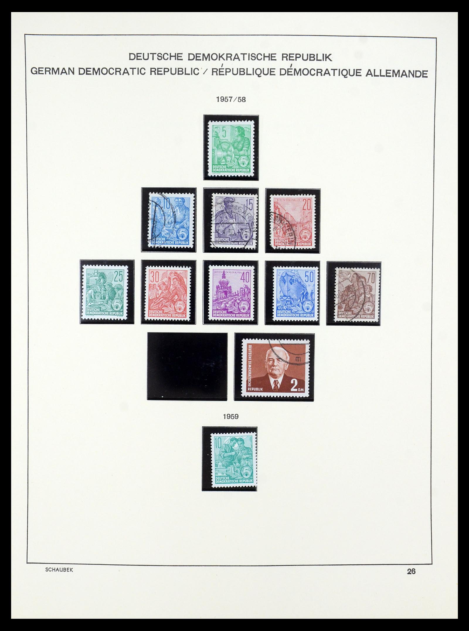 35484 030 - Postzegelverzameling 35484 DDR 1949-1963.