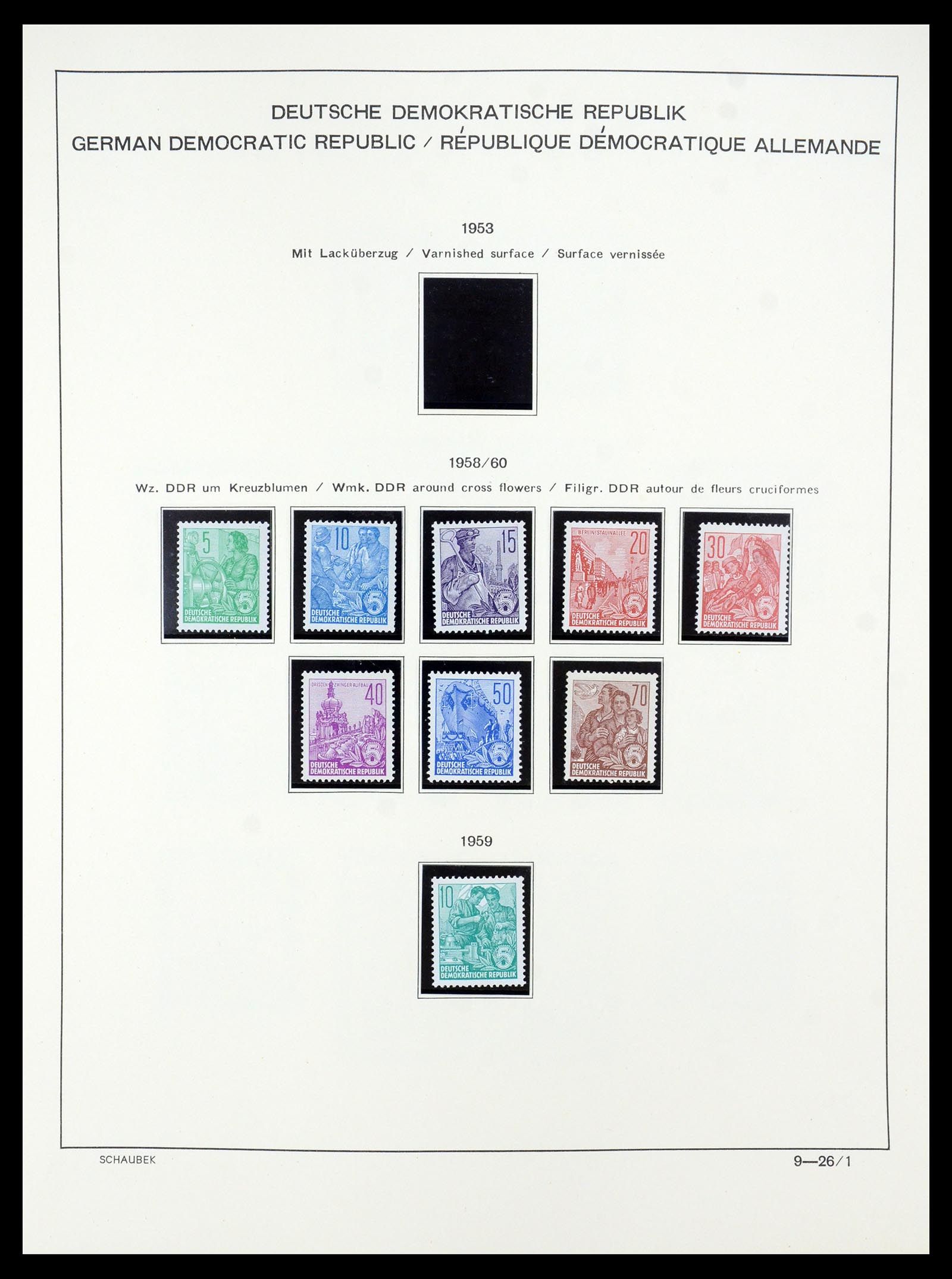 35484 031 - Postzegelverzameling 35484 DDR 1949-1963.
