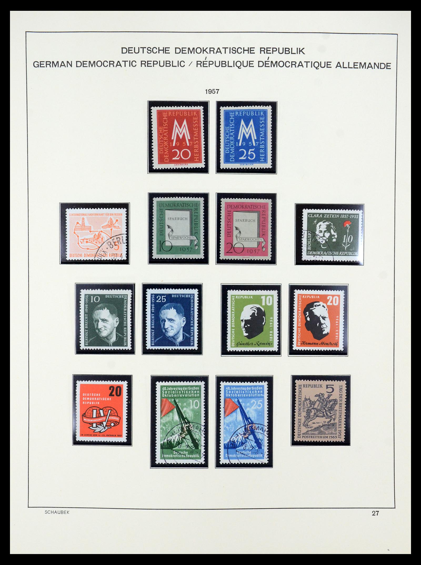 35484 032 - Postzegelverzameling 35484 DDR 1949-1963.