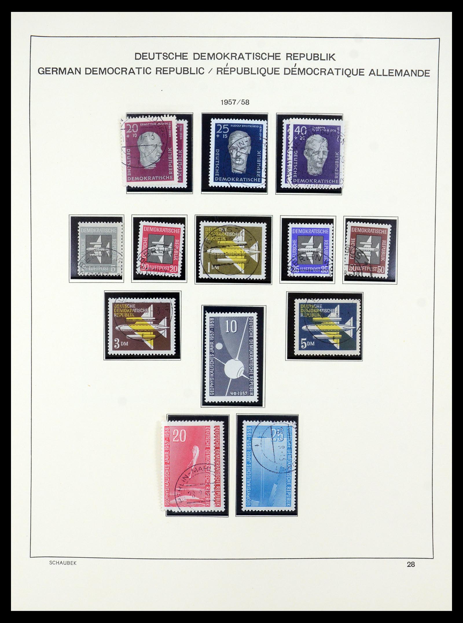 35484 033 - Stamp Collection 35484 GDR 1949-1963.