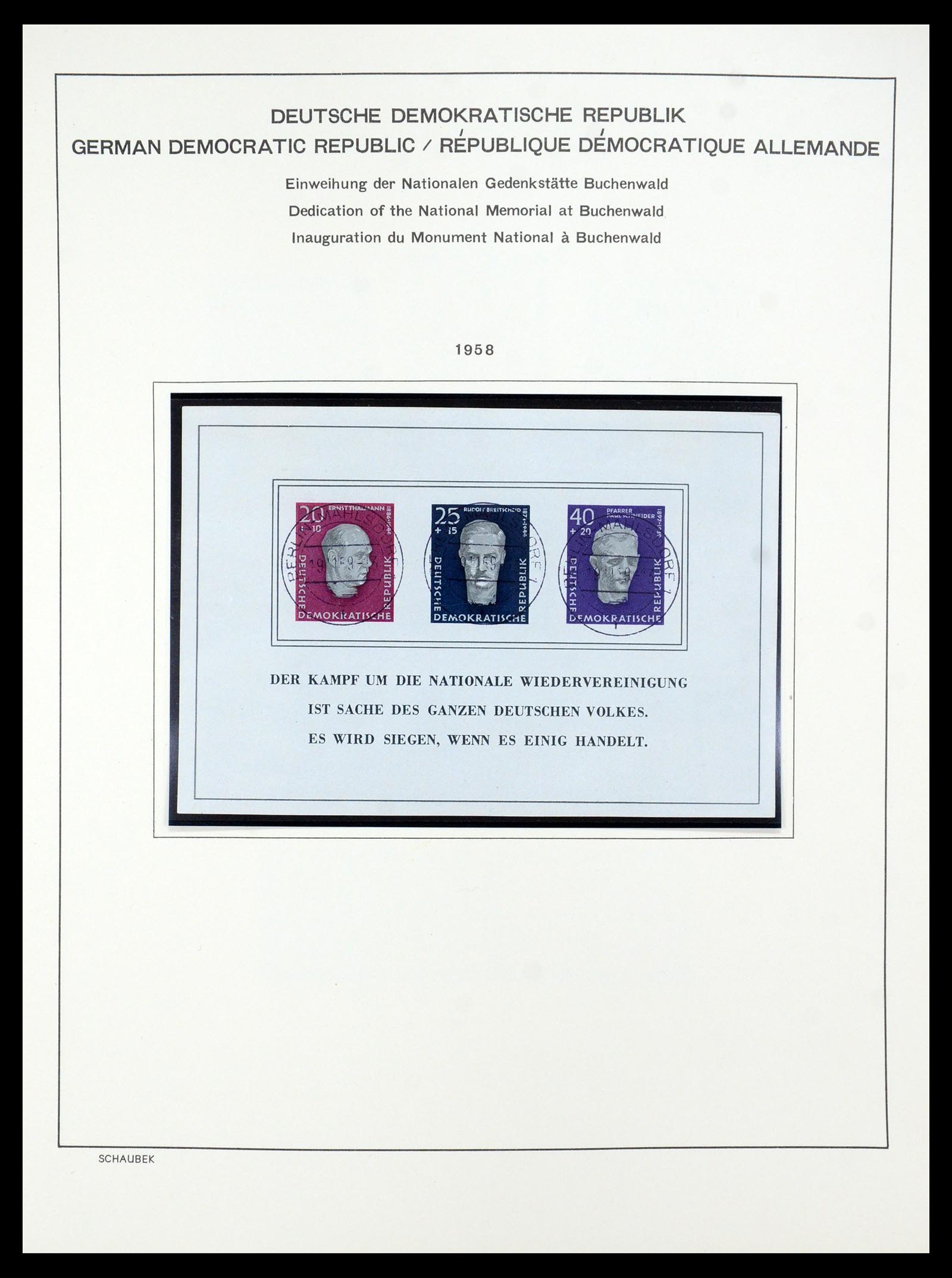 35484 034 - Postzegelverzameling 35484 DDR 1949-1963.