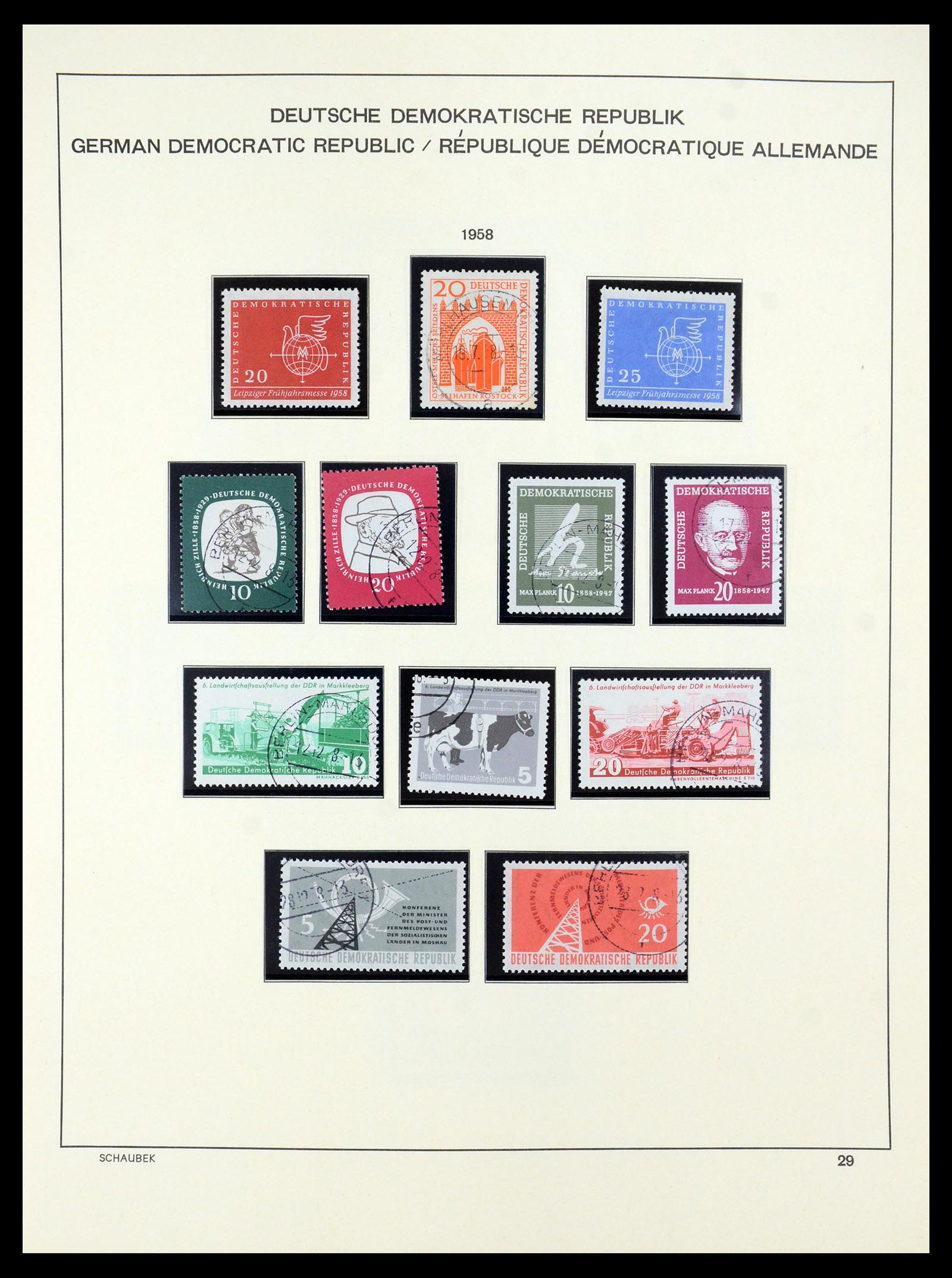 35484 035 - Stamp Collection 35484 GDR 1949-1963.