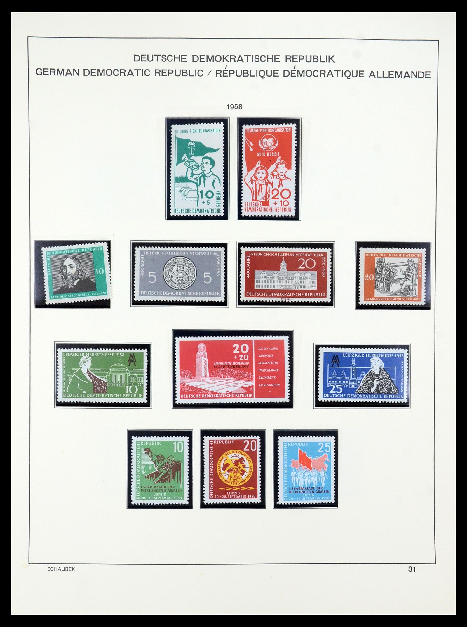 35484 037 - Stamp Collection 35484 GDR 1949-1963.