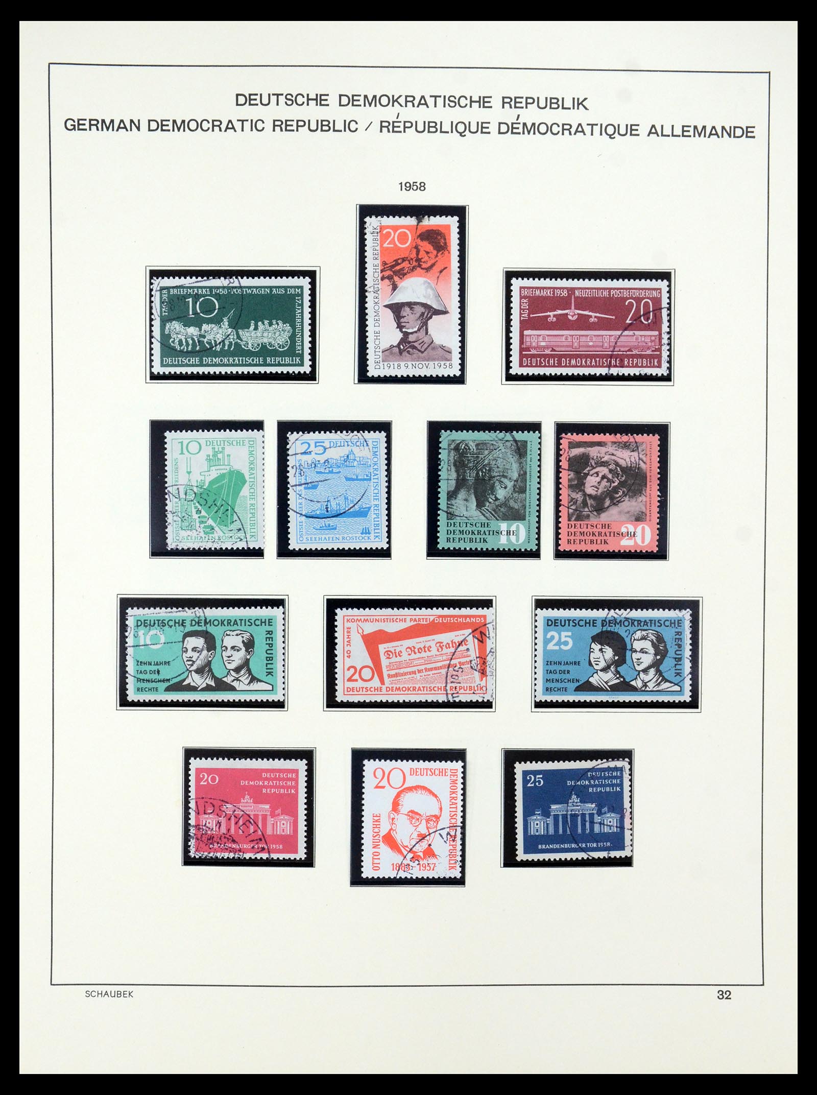 35484 038 - Stamp Collection 35484 GDR 1949-1963.