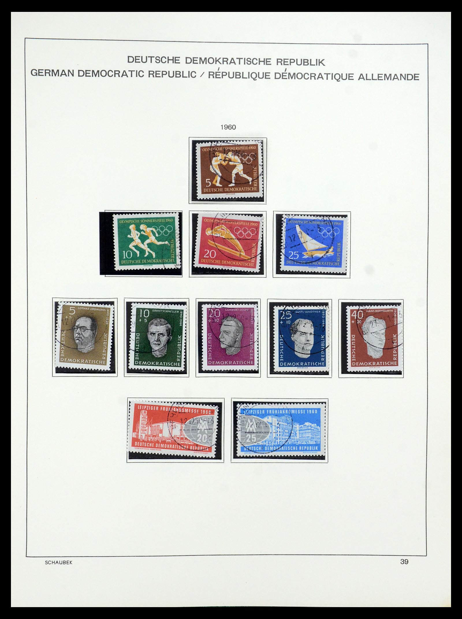 35484 045 - Stamp Collection 35484 GDR 1949-1963.
