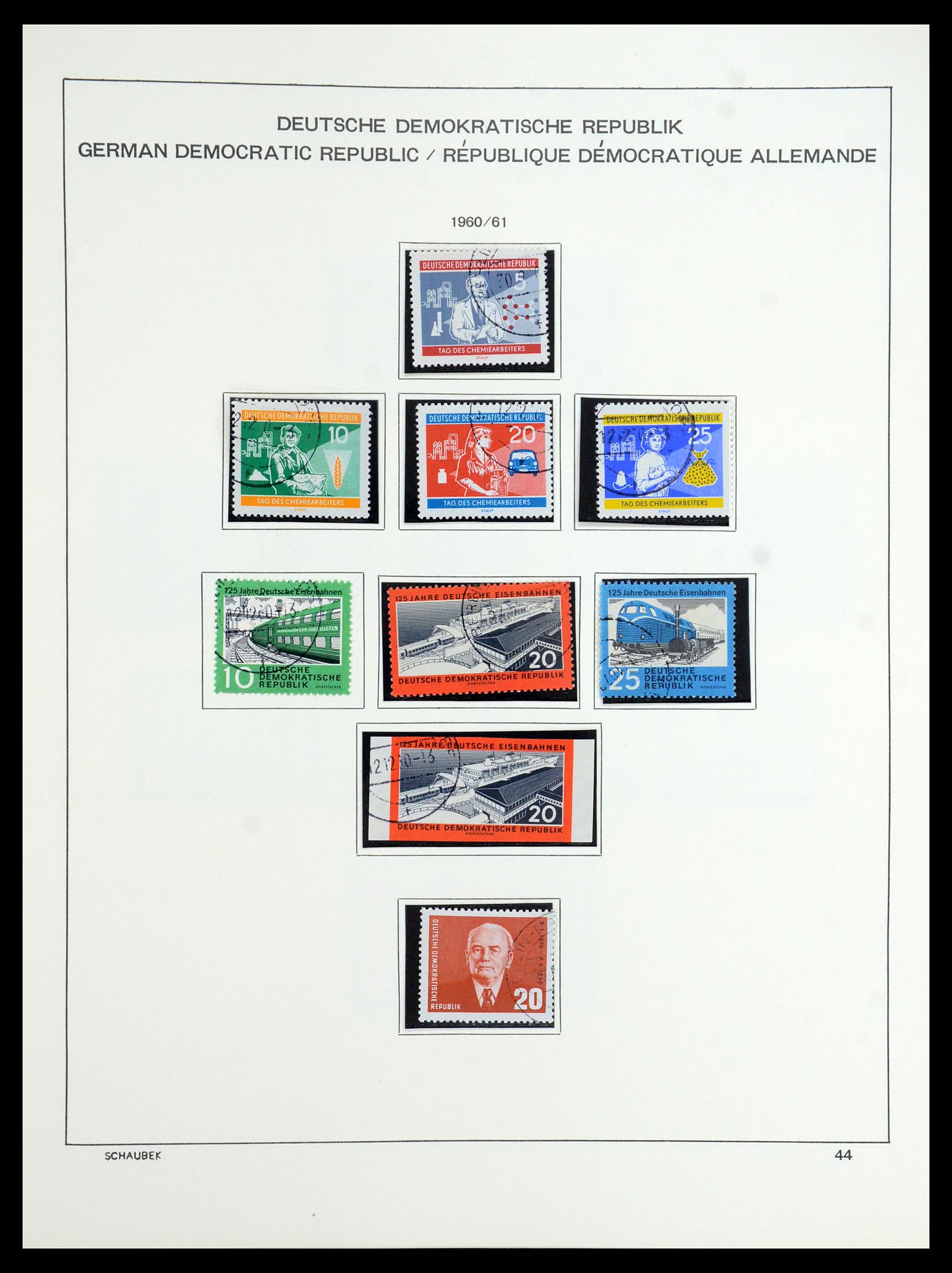 35484 050 - Stamp Collection 35484 GDR 1949-1963.