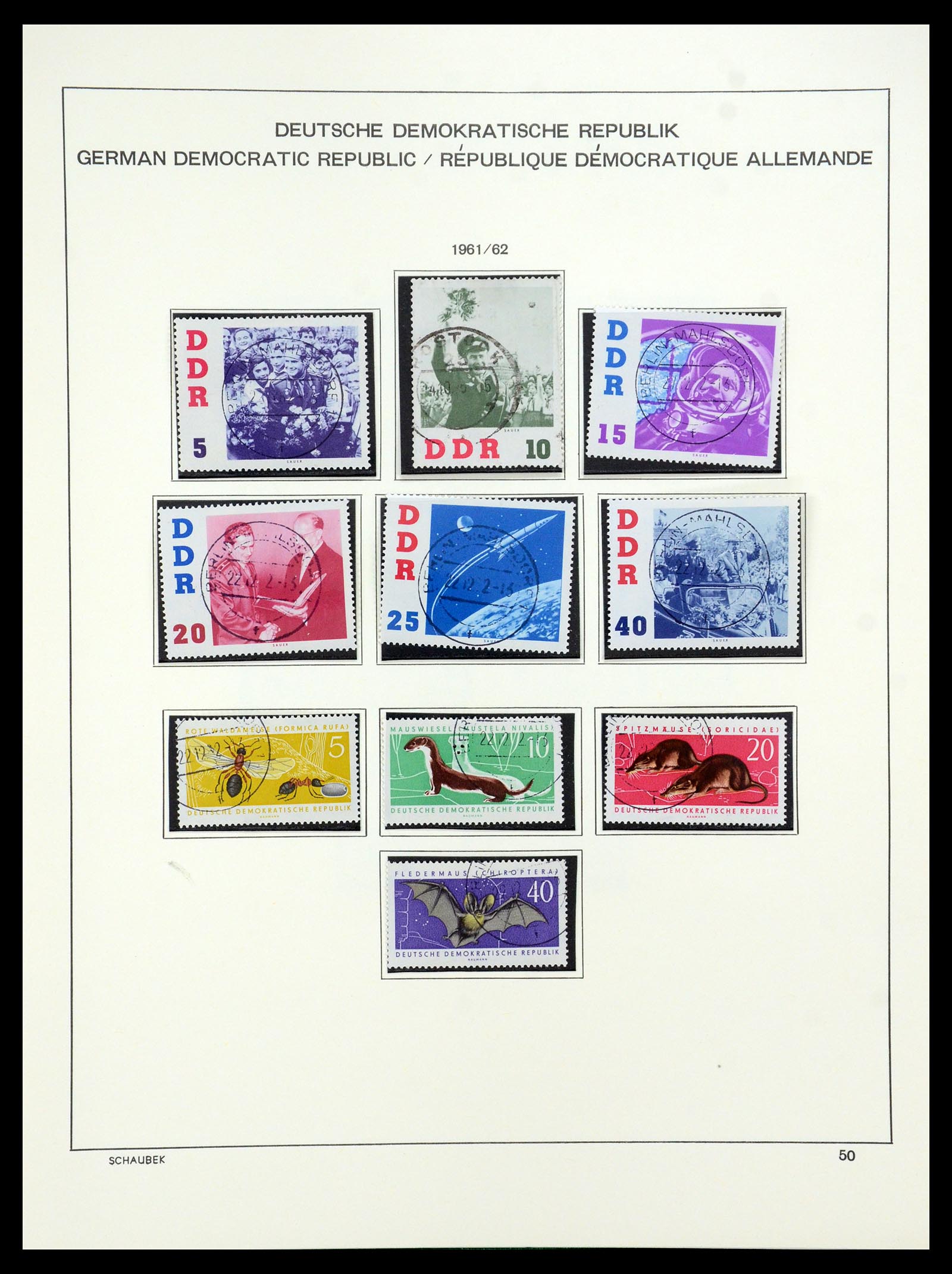 35484 056 - Stamp Collection 35484 GDR 1949-1963.
