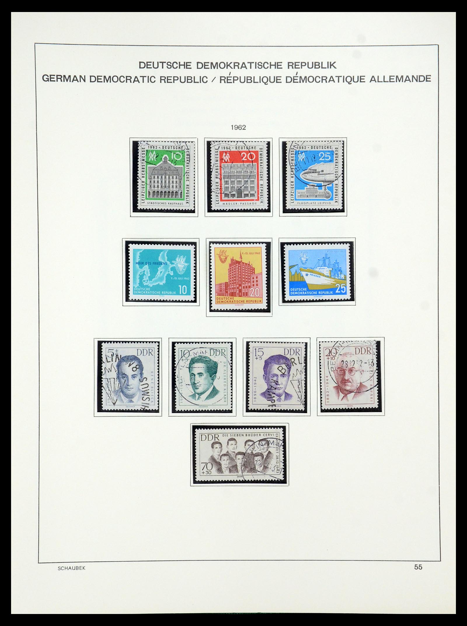 35484 062 - Postzegelverzameling 35484 DDR 1949-1963.