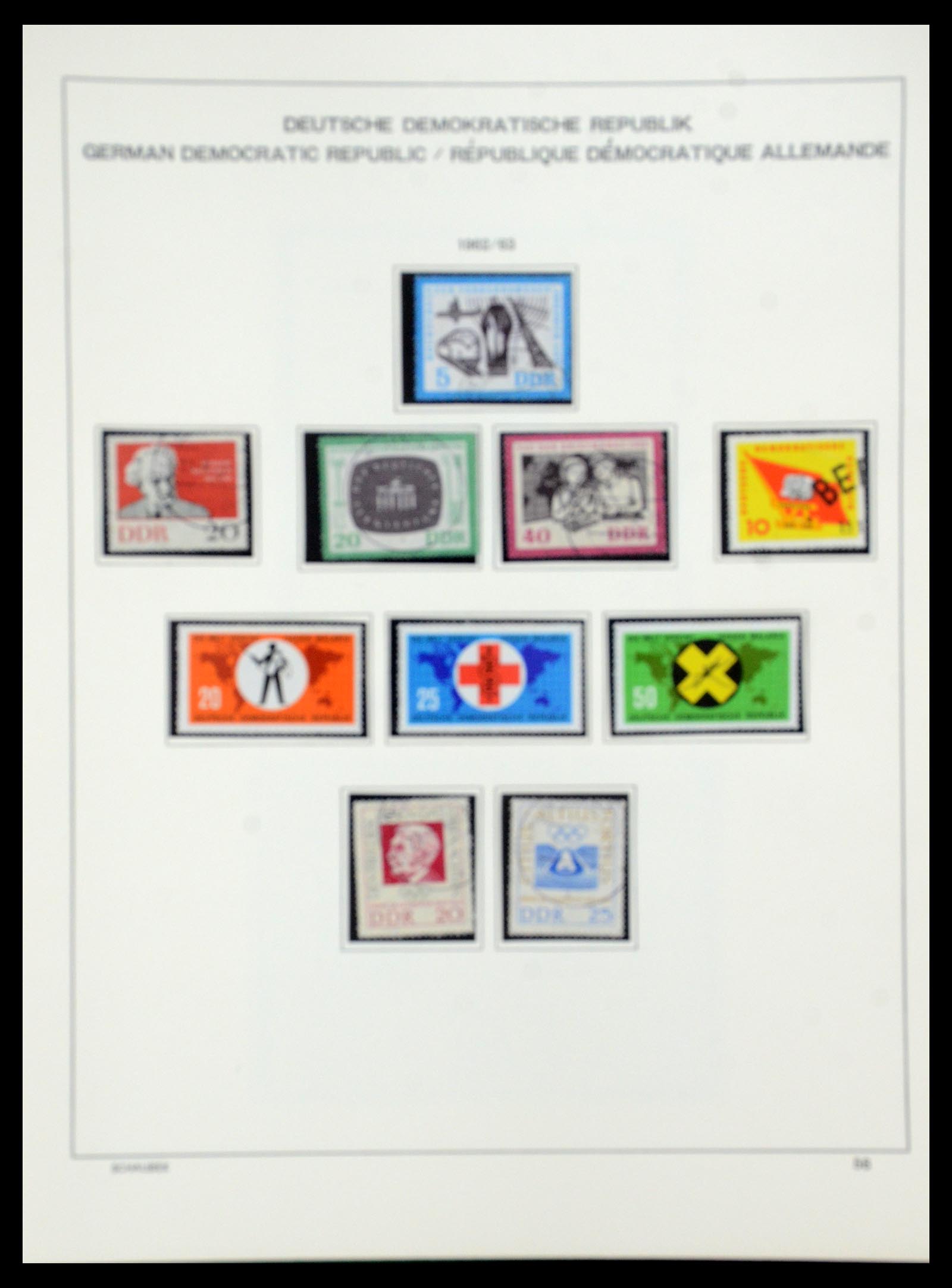 35484 064 - Postzegelverzameling 35484 DDR 1949-1963.
