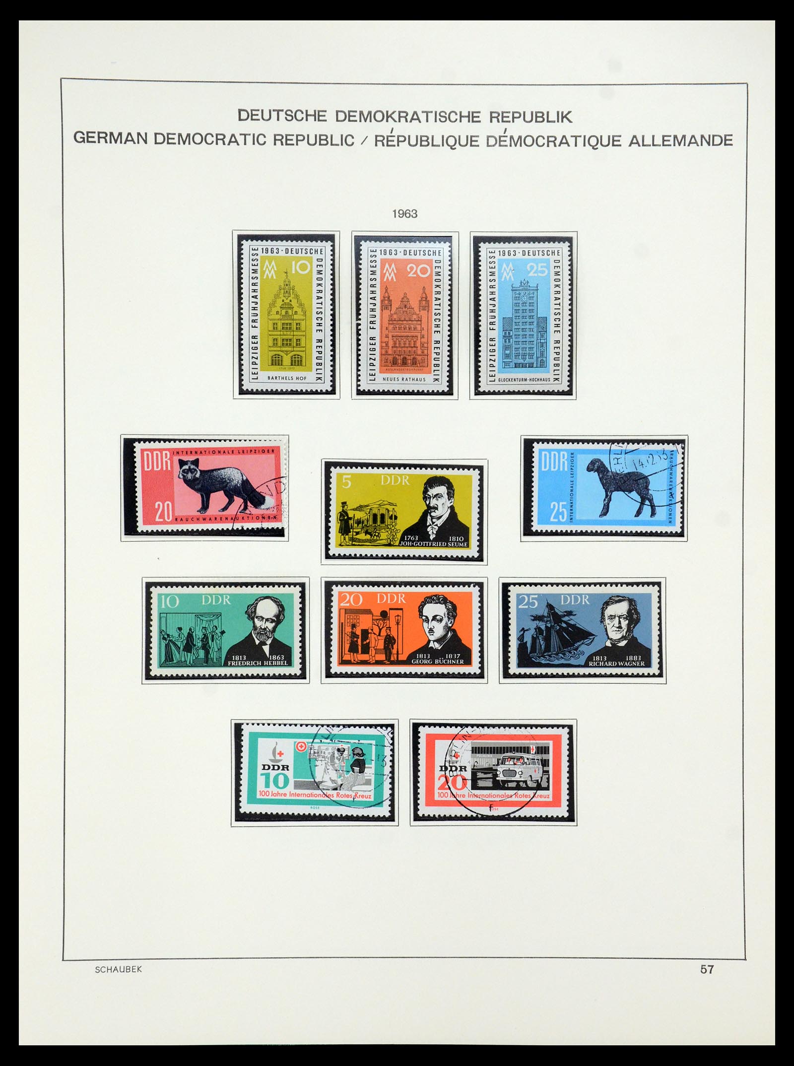 35484 066 - Postzegelverzameling 35484 DDR 1949-1963.