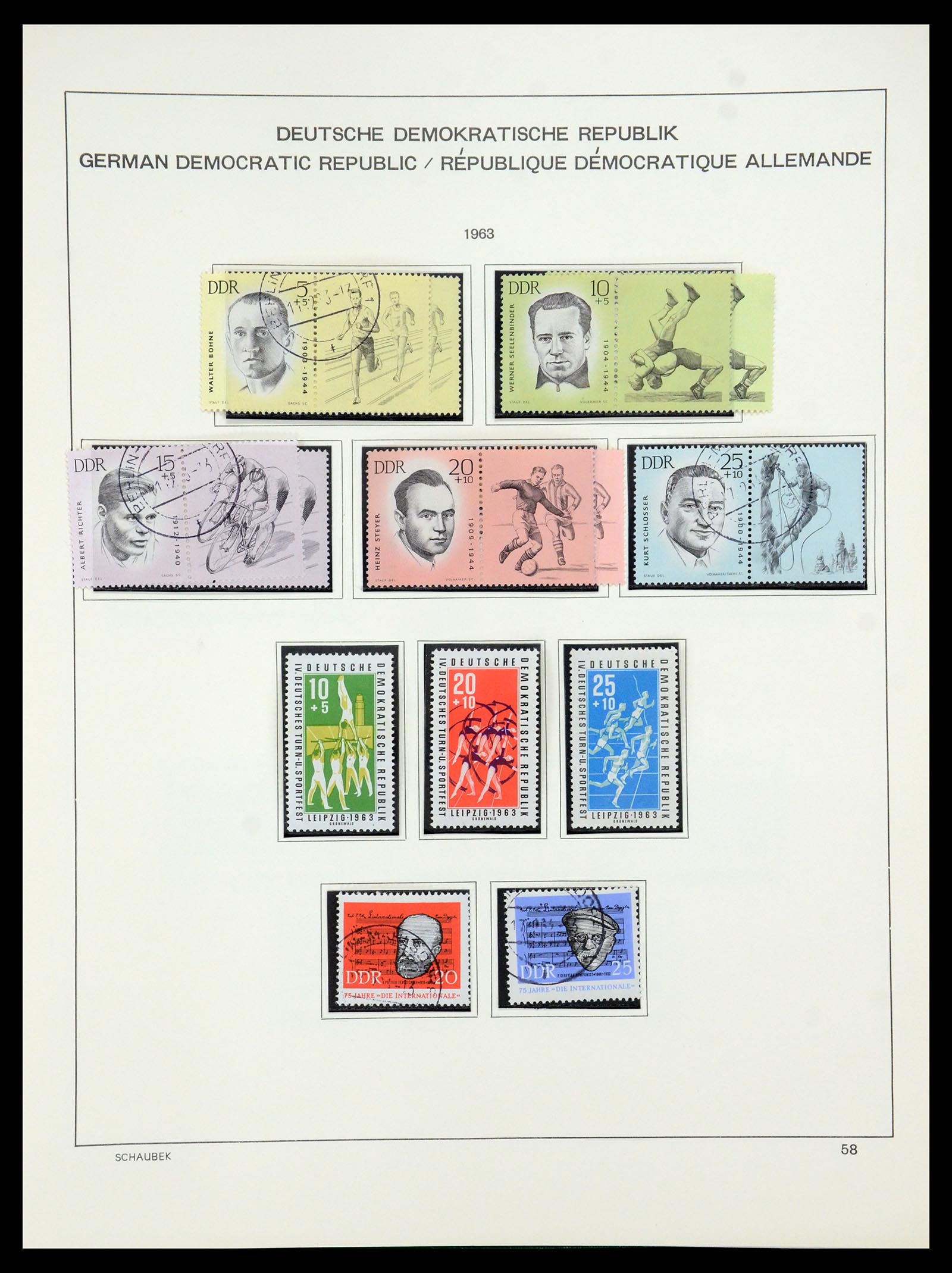 35484 067 - Postzegelverzameling 35484 DDR 1949-1963.