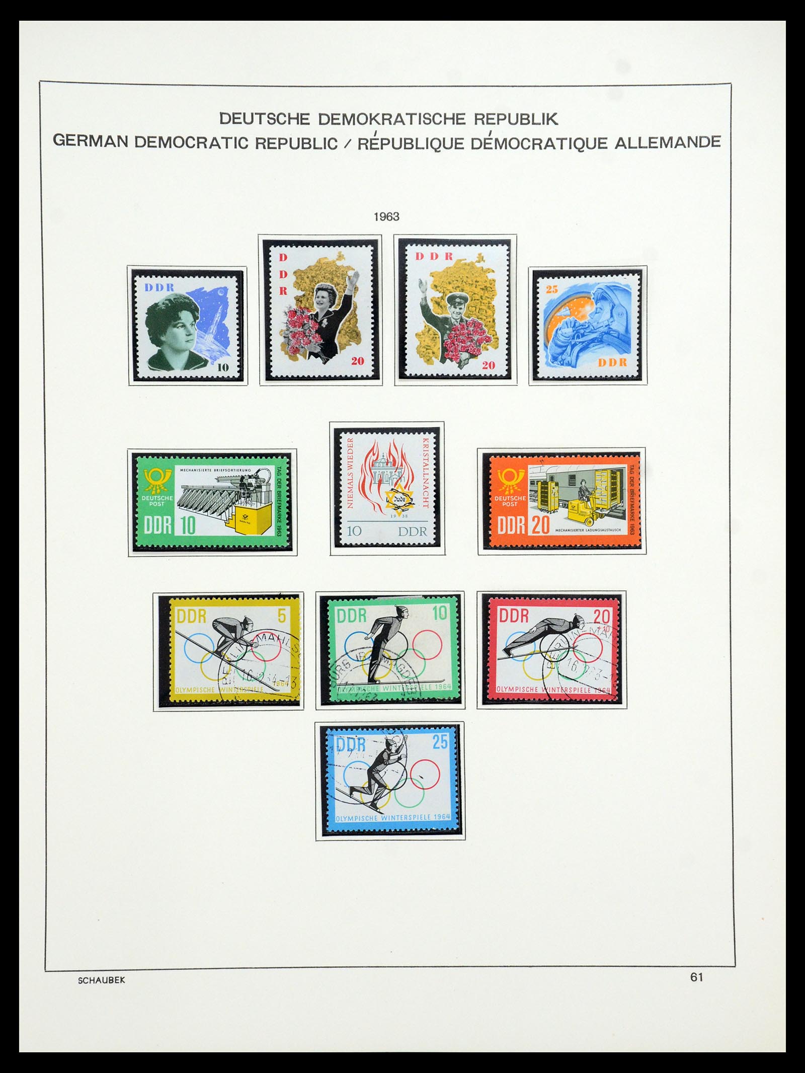 35484 070 - Postzegelverzameling 35484 DDR 1949-1963.