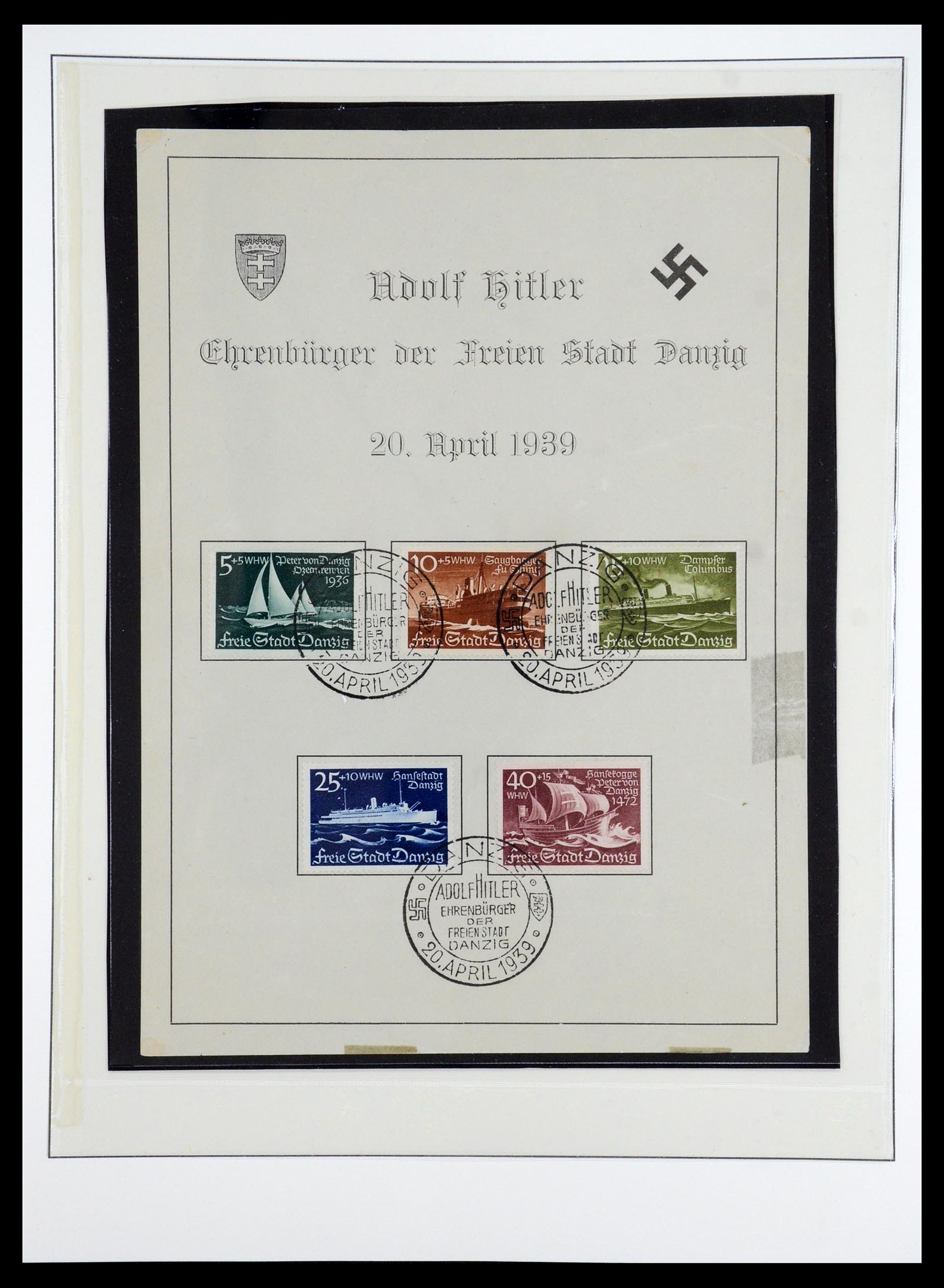 35485 006 - Stamp Collection 35485 Germany Propaganda Cards.