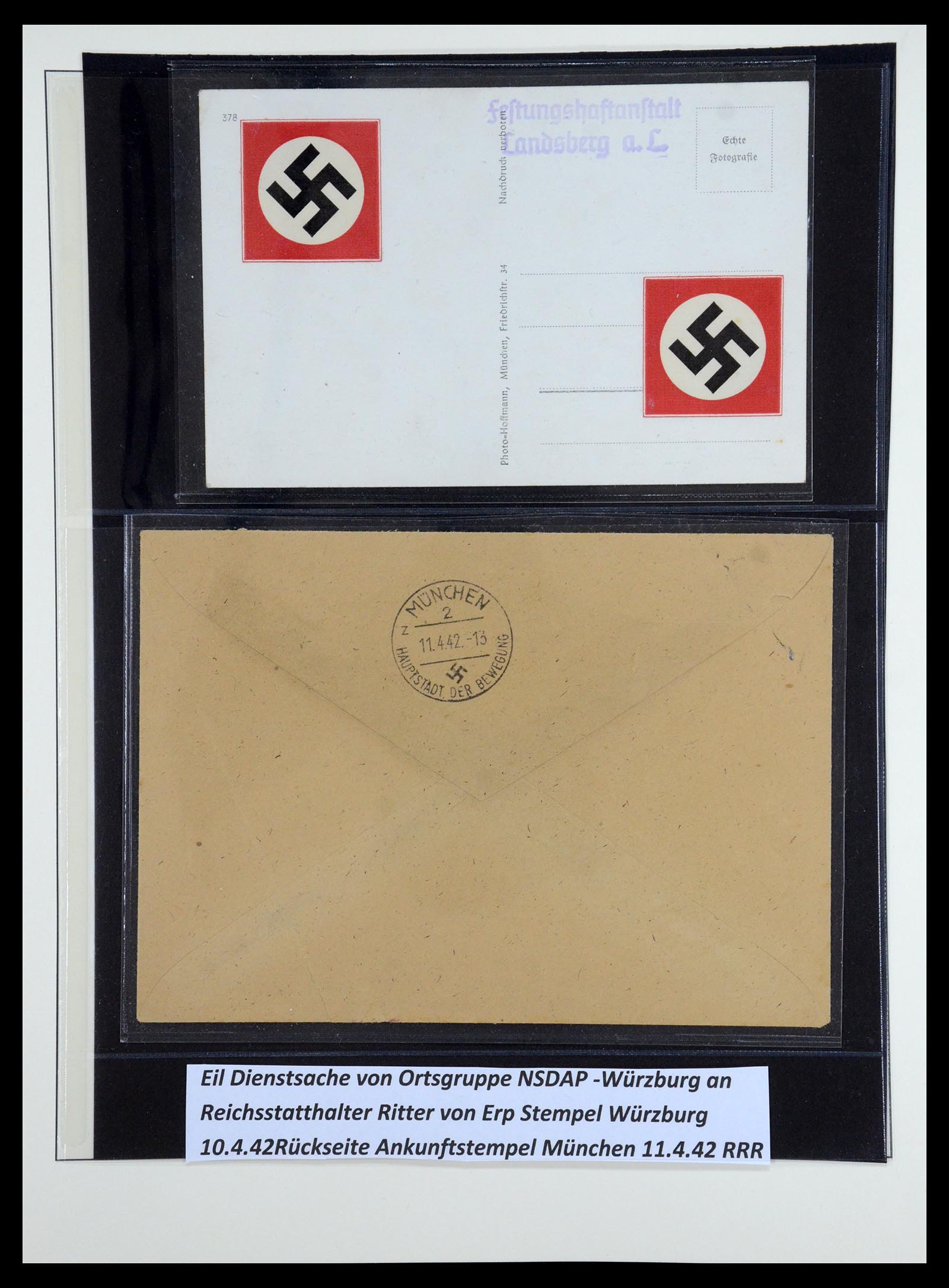 35485 068 - Stamp Collection 35485 Germany Propaganda Cards.