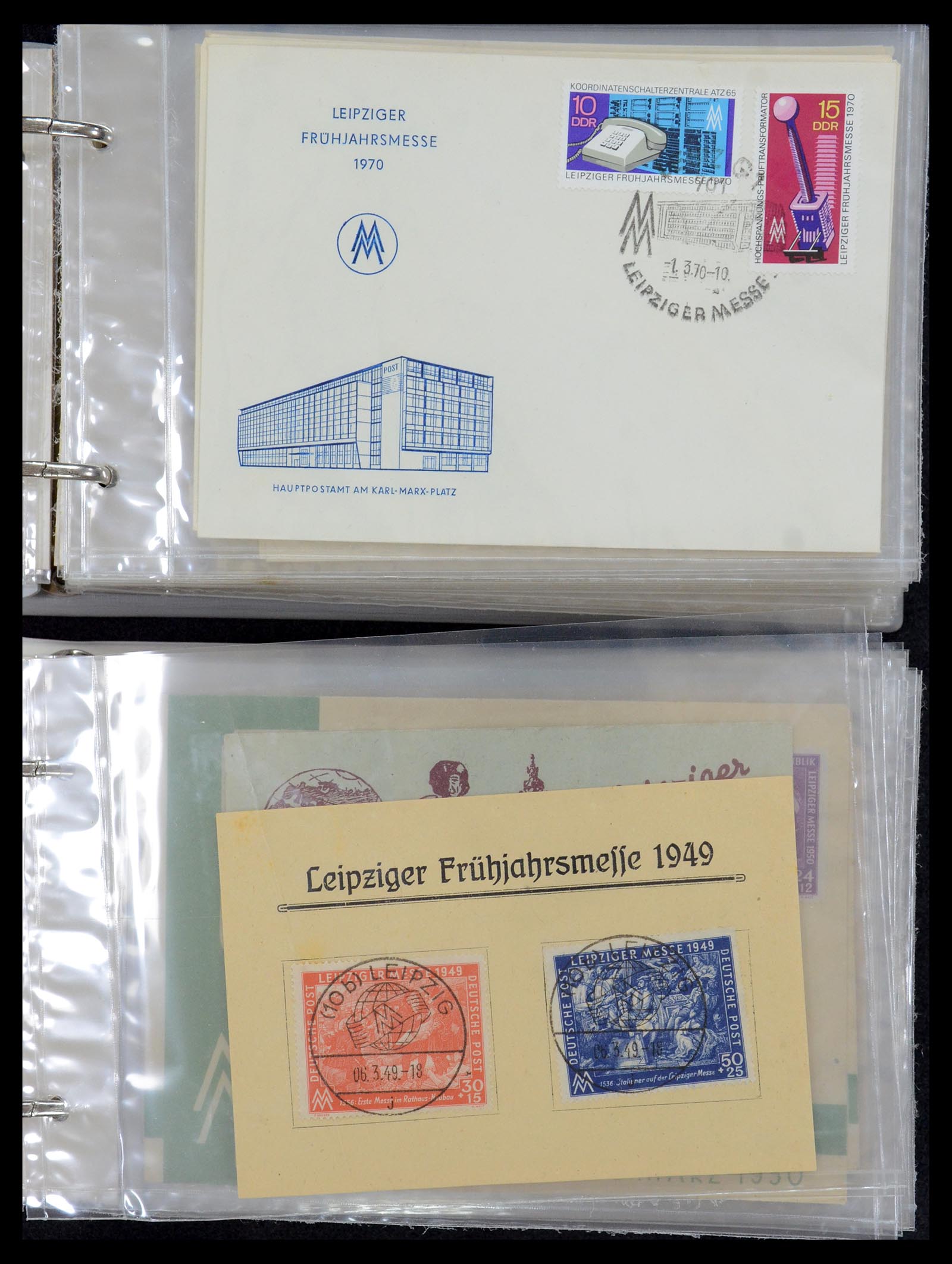 35491 010 - Postzegelverzameling 35491 Duitsland brieven en FDC's 1947-1990.