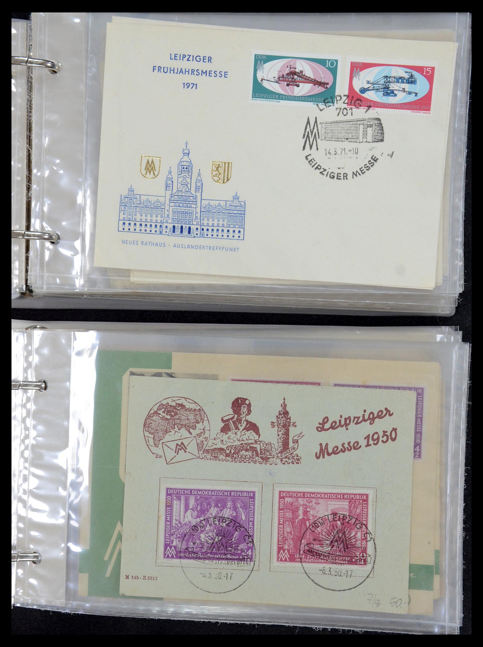 35491 011 - Postzegelverzameling 35491 Duitsland brieven en FDC's 1947-1990.