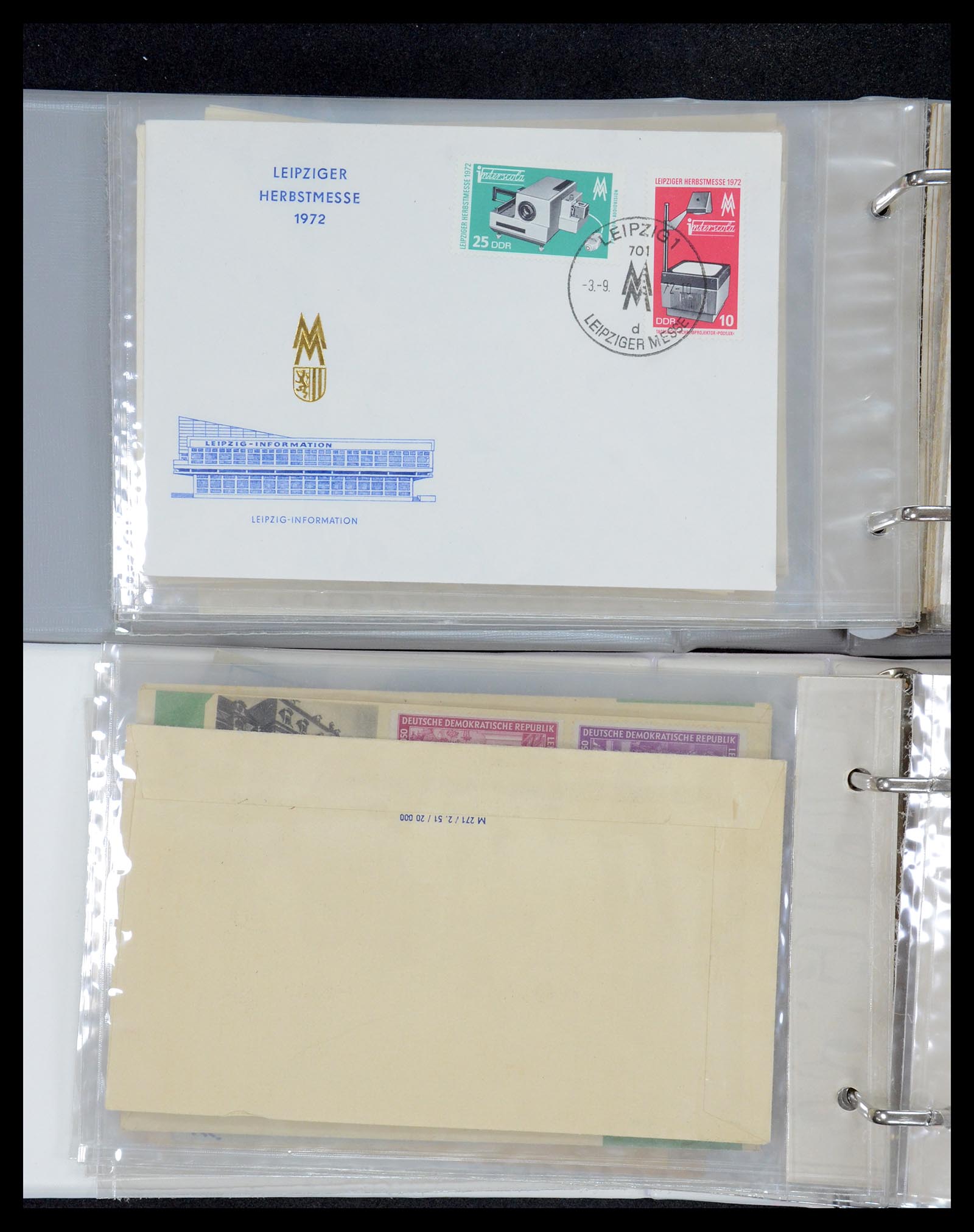 35491 016 - Postzegelverzameling 35491 Duitsland brieven en FDC's 1947-1990.