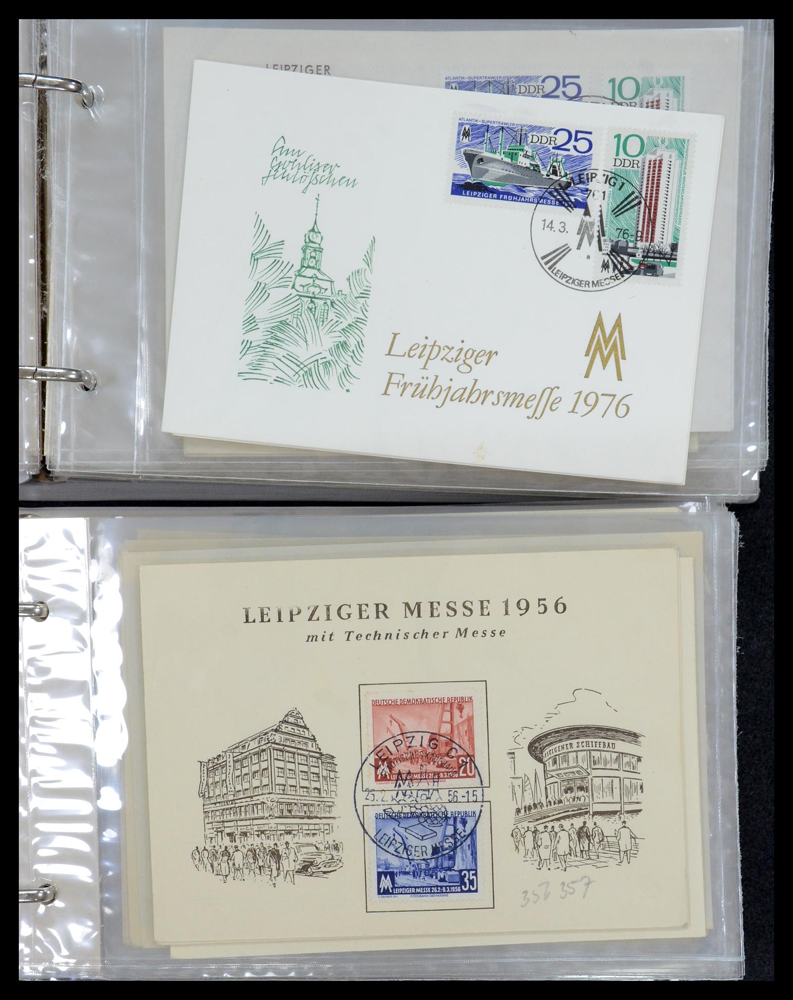 35491 027 - Stamp Collection 35491 Germany covers and FDC's 1947-1990.