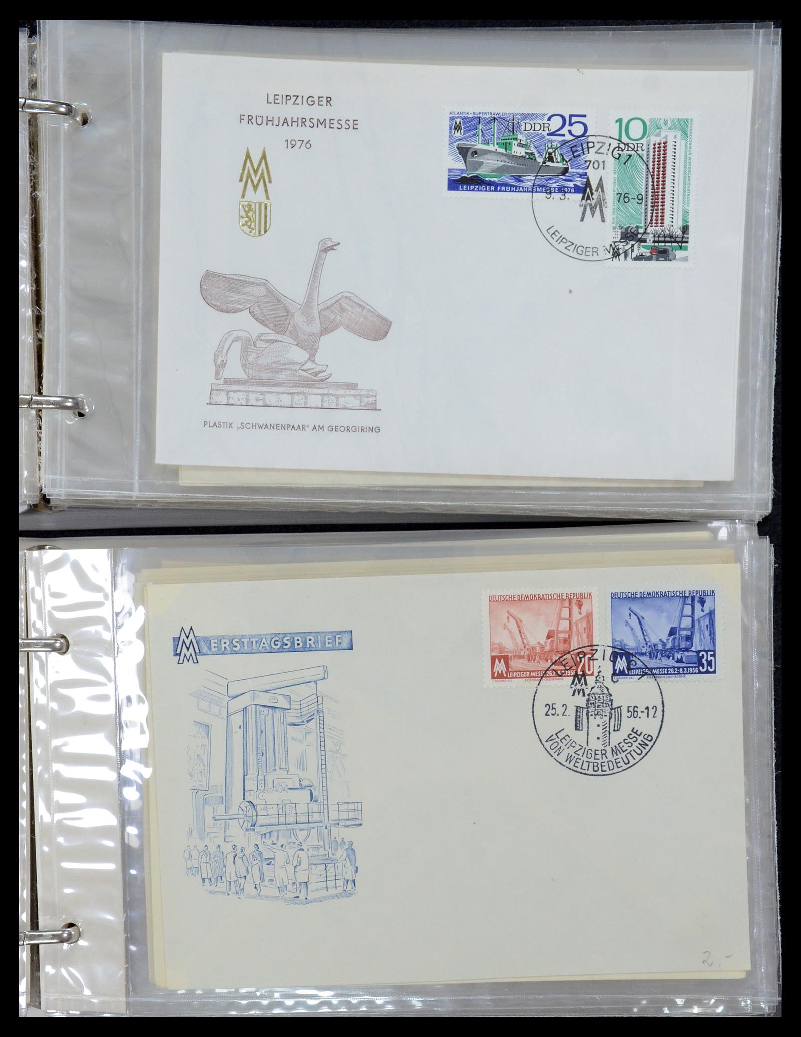 35491 030 - Stamp Collection 35491 Germany covers and FDC's 1947-1990.