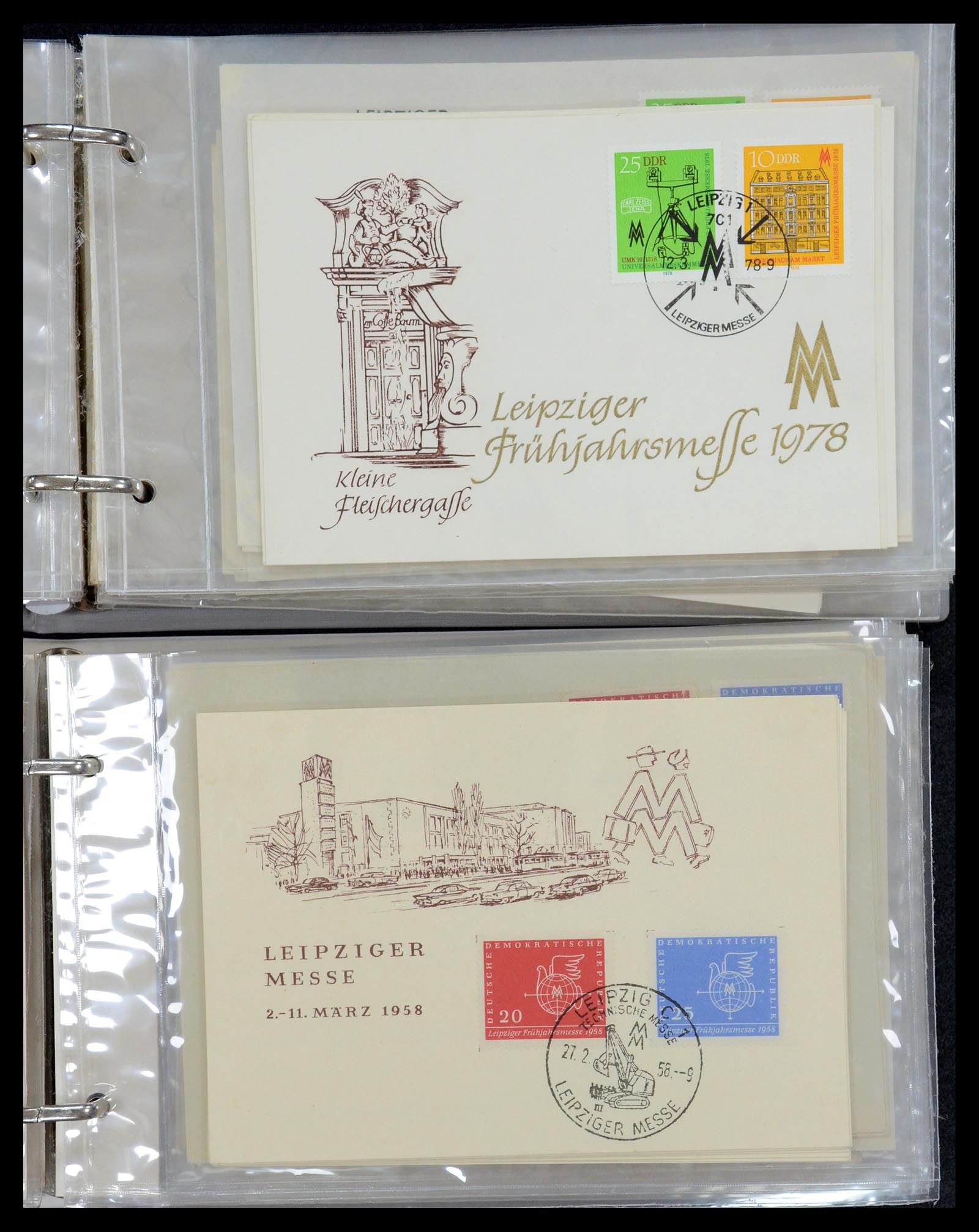 35491 035 - Stamp Collection 35491 Germany covers and FDC's 1947-1990.