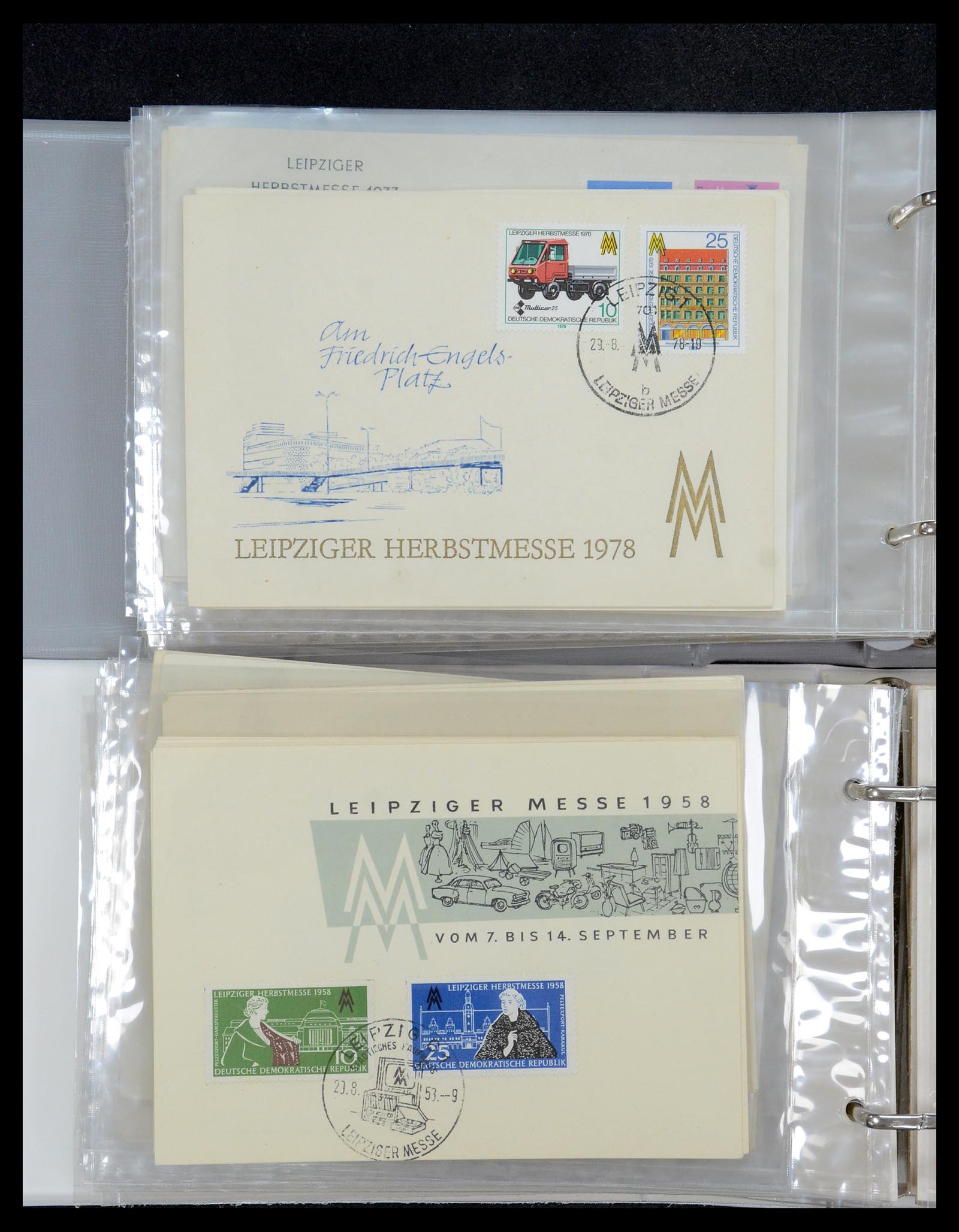 35491 037 - Stamp Collection 35491 Germany covers and FDC's 1947-1990.