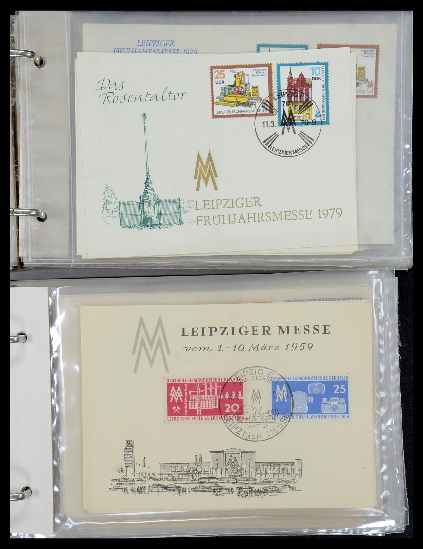 35491 039 - Stamp Collection 35491 Germany covers and FDC's 1947-1990.