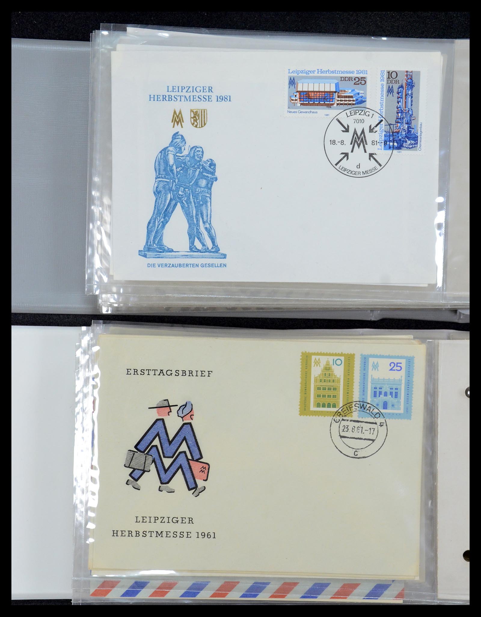 35491 051 - Stamp Collection 35491 Germany covers and FDC's 1947-1990.